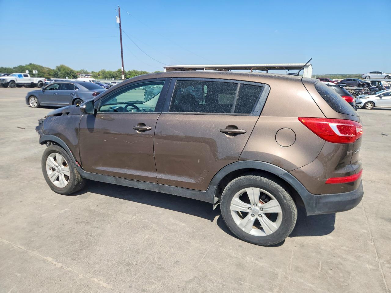 2012 Kia Sportage Lx Brown vin: KNDPB3A23C7238544