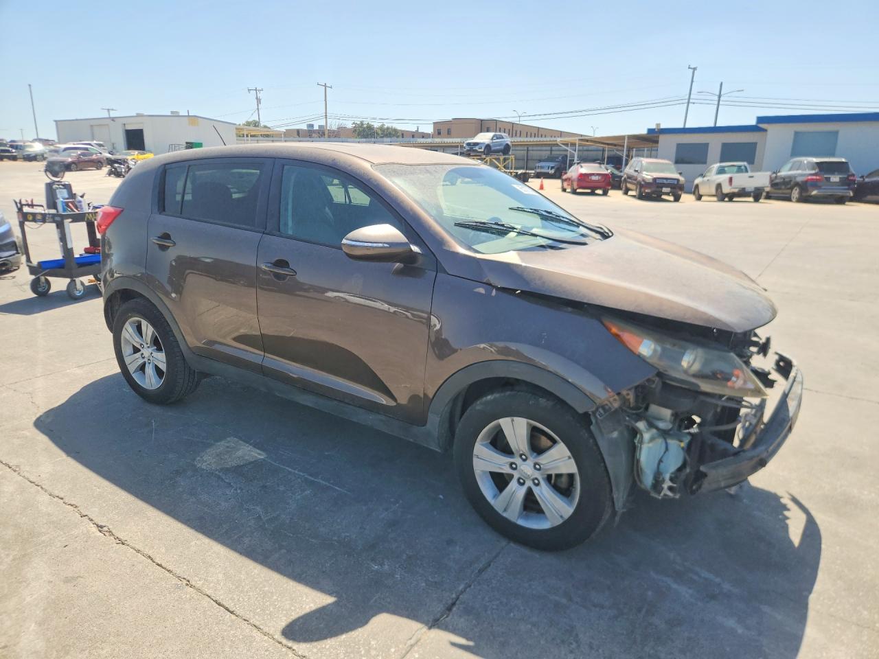 2012 Kia Sportage Lx Brown vin: KNDPB3A23C7238544