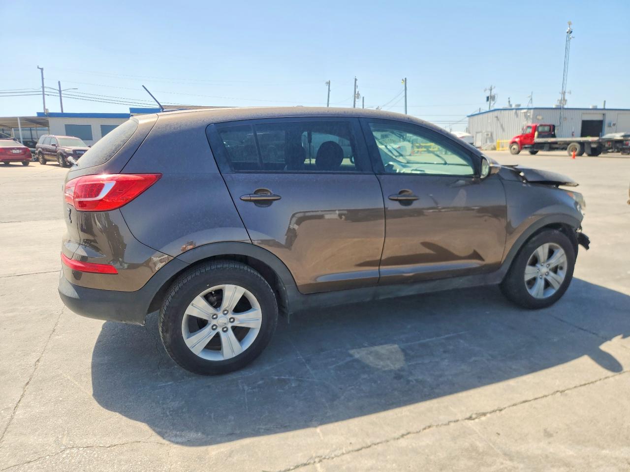 2012 Kia Sportage Lx Brown vin: KNDPB3A23C7238544