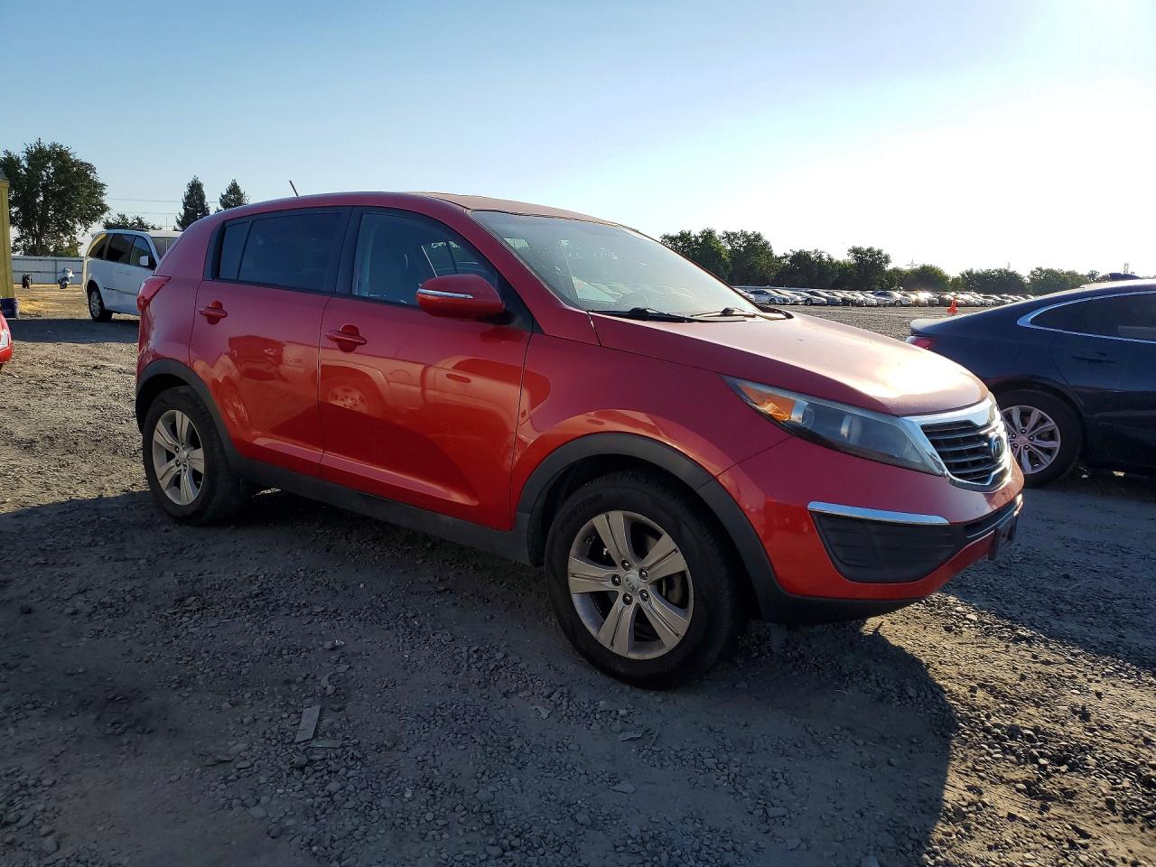 2012 Kia Sportage Lx Red vin: KNDPB3A23C7335811
