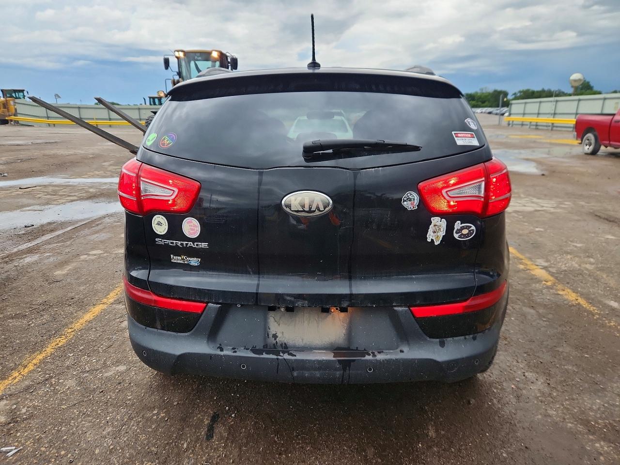 2013 Kia Sportage Lx Black vin: KNDPB3A23D7371645
