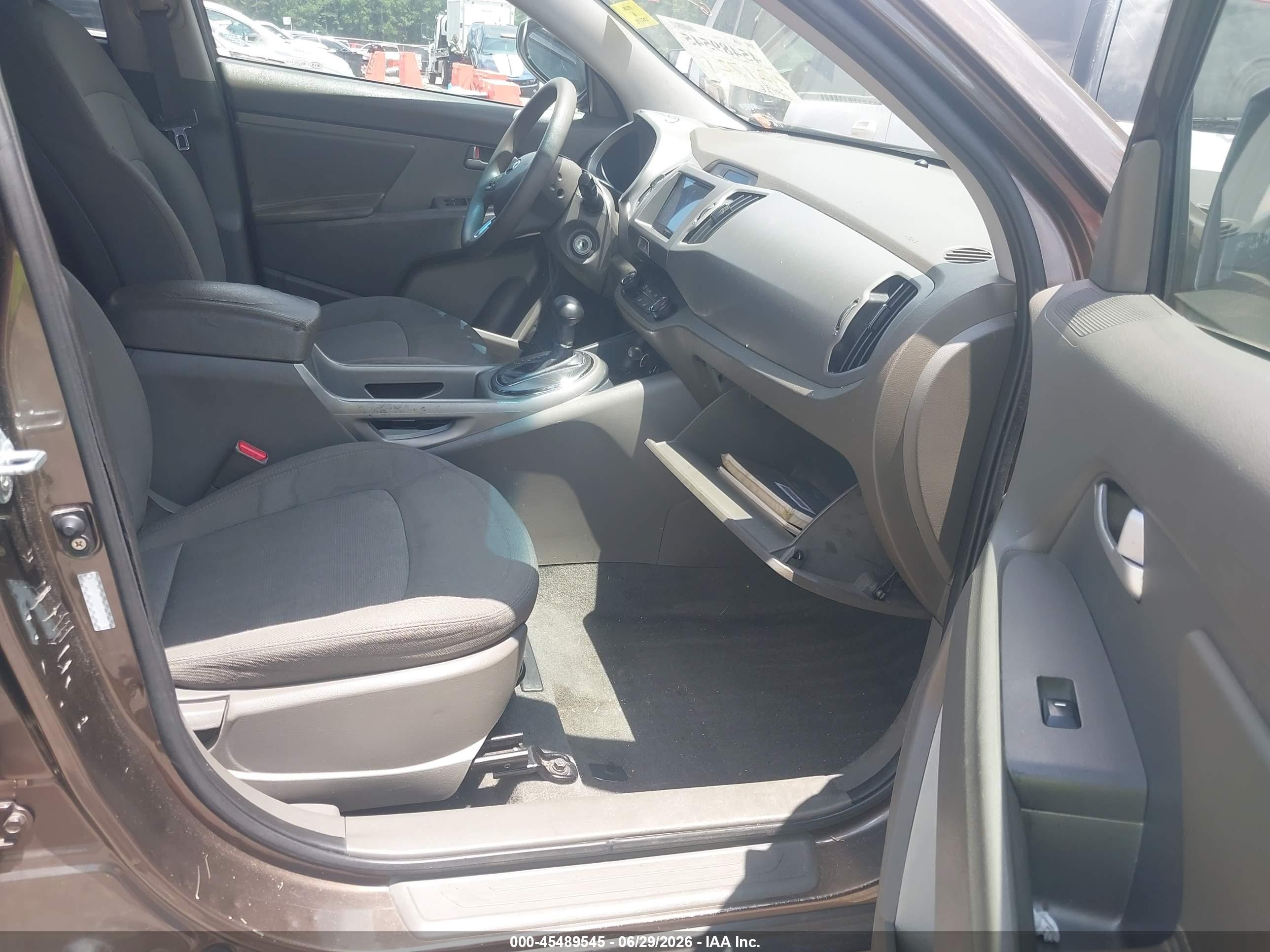 2013 Kia Sportage Lx Brown vin: KNDPB3A23D7421721
