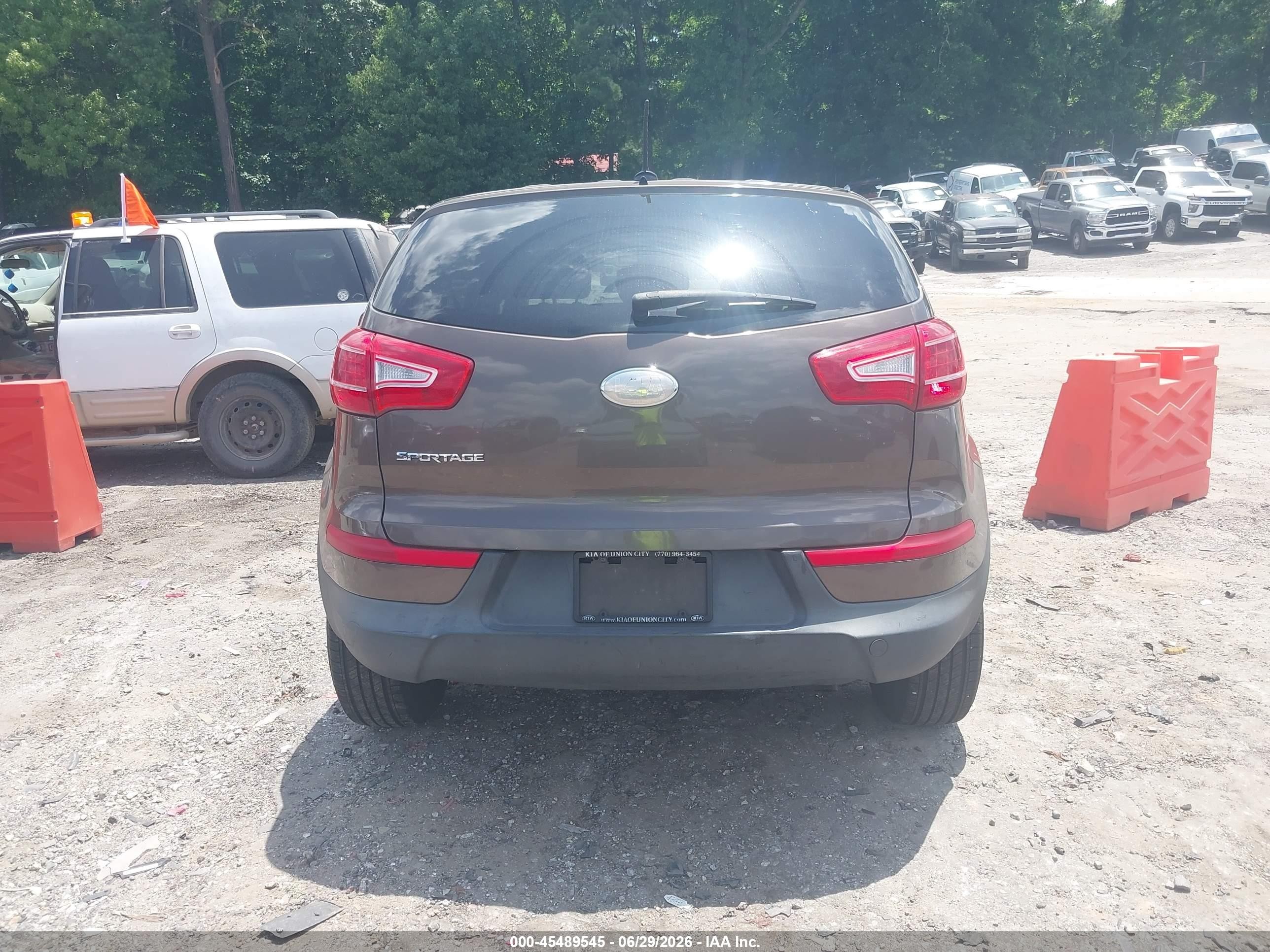 2013 Kia Sportage Lx Brown vin: KNDPB3A23D7421721
