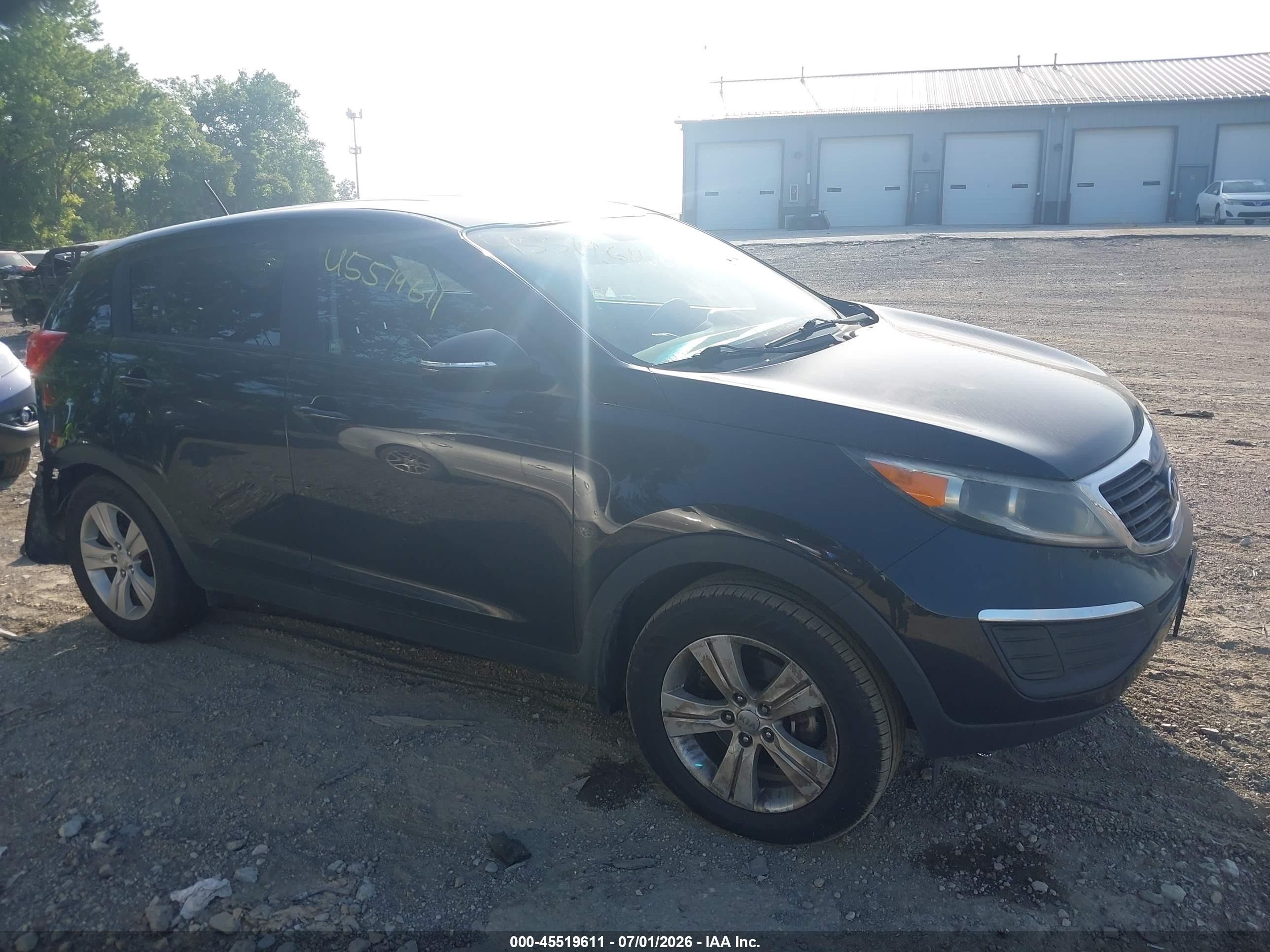 2013 Kia Sportage Lx Черный vin: KNDPB3A23D7449261