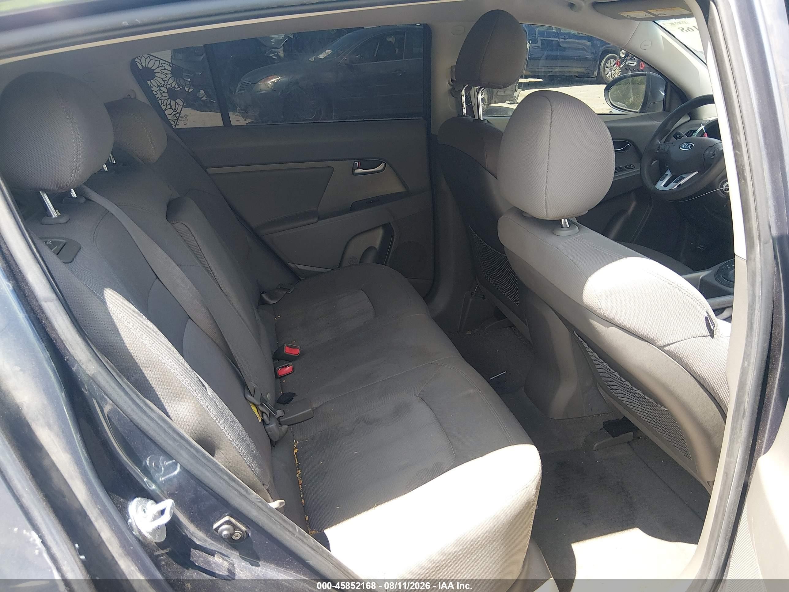 2011 Kia Sportage Lx Gray vin: KNDPB3A24B7023883