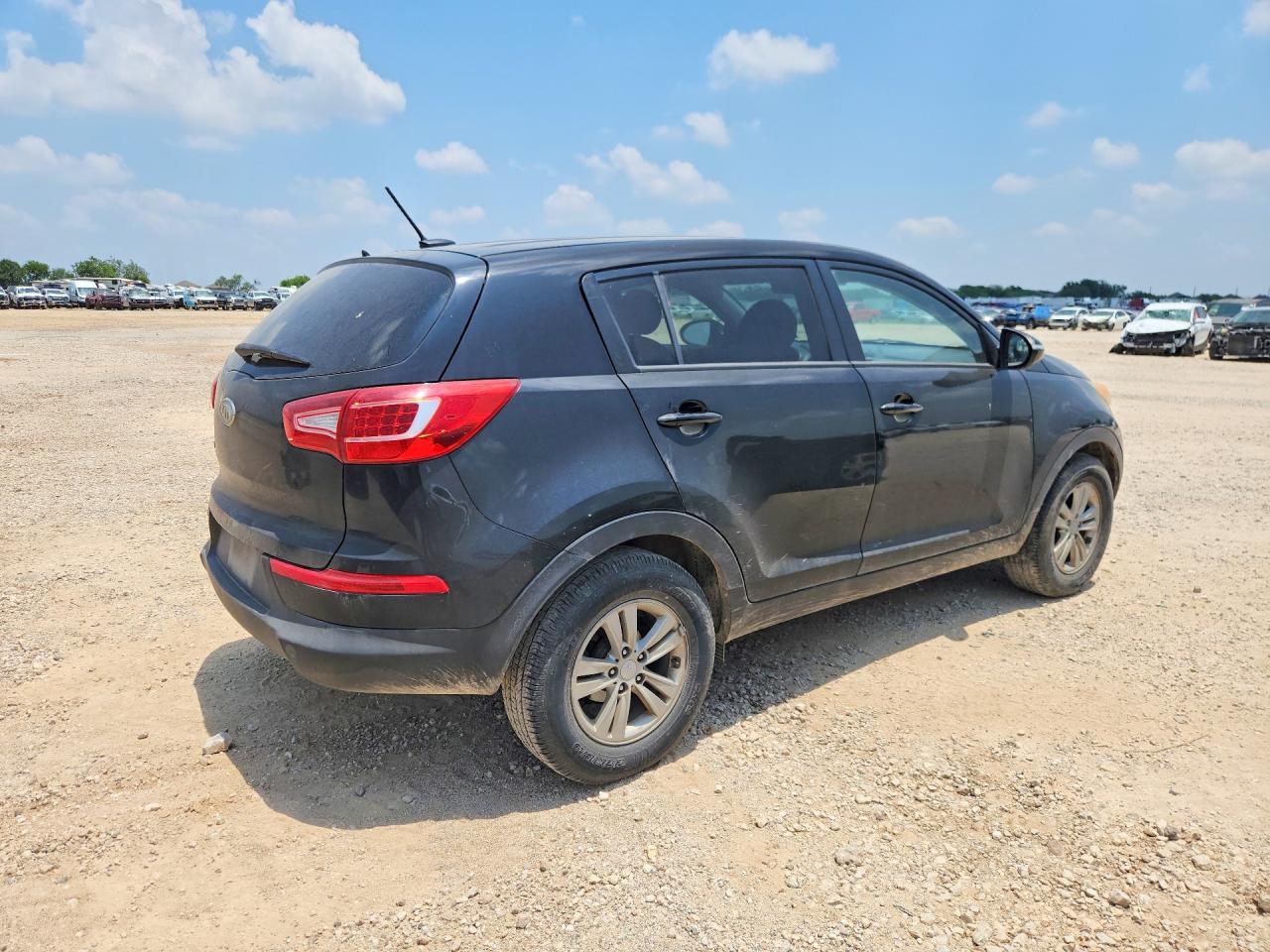 2011 Kia Sportage Lx Black vin: KNDPB3A24B7048721