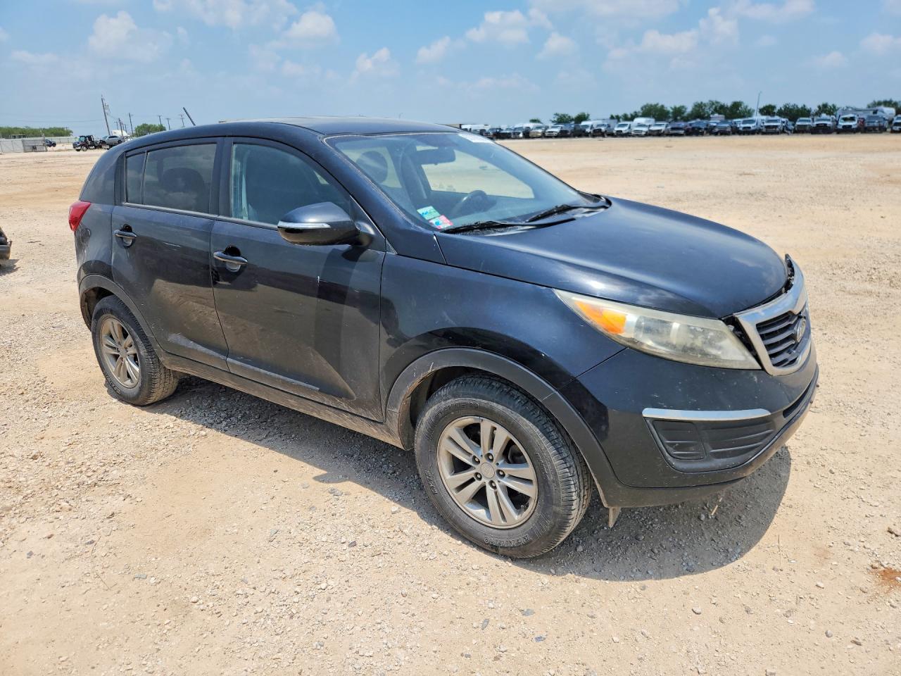 2011 Kia Sportage Lx Black vin: KNDPB3A24B7048721