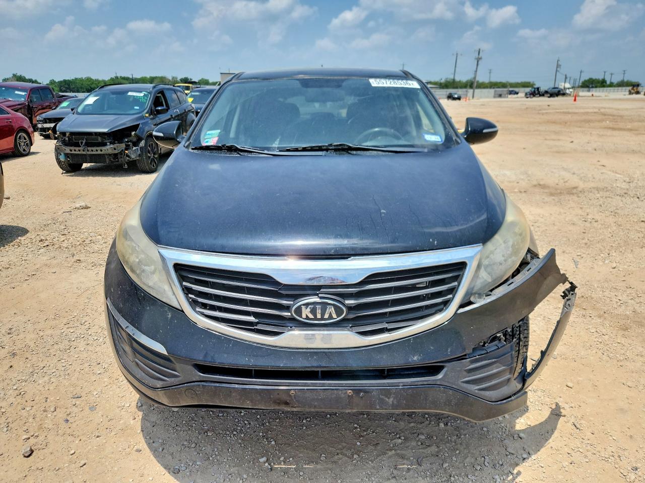2011 Kia Sportage Lx Black vin: KNDPB3A24B7048721