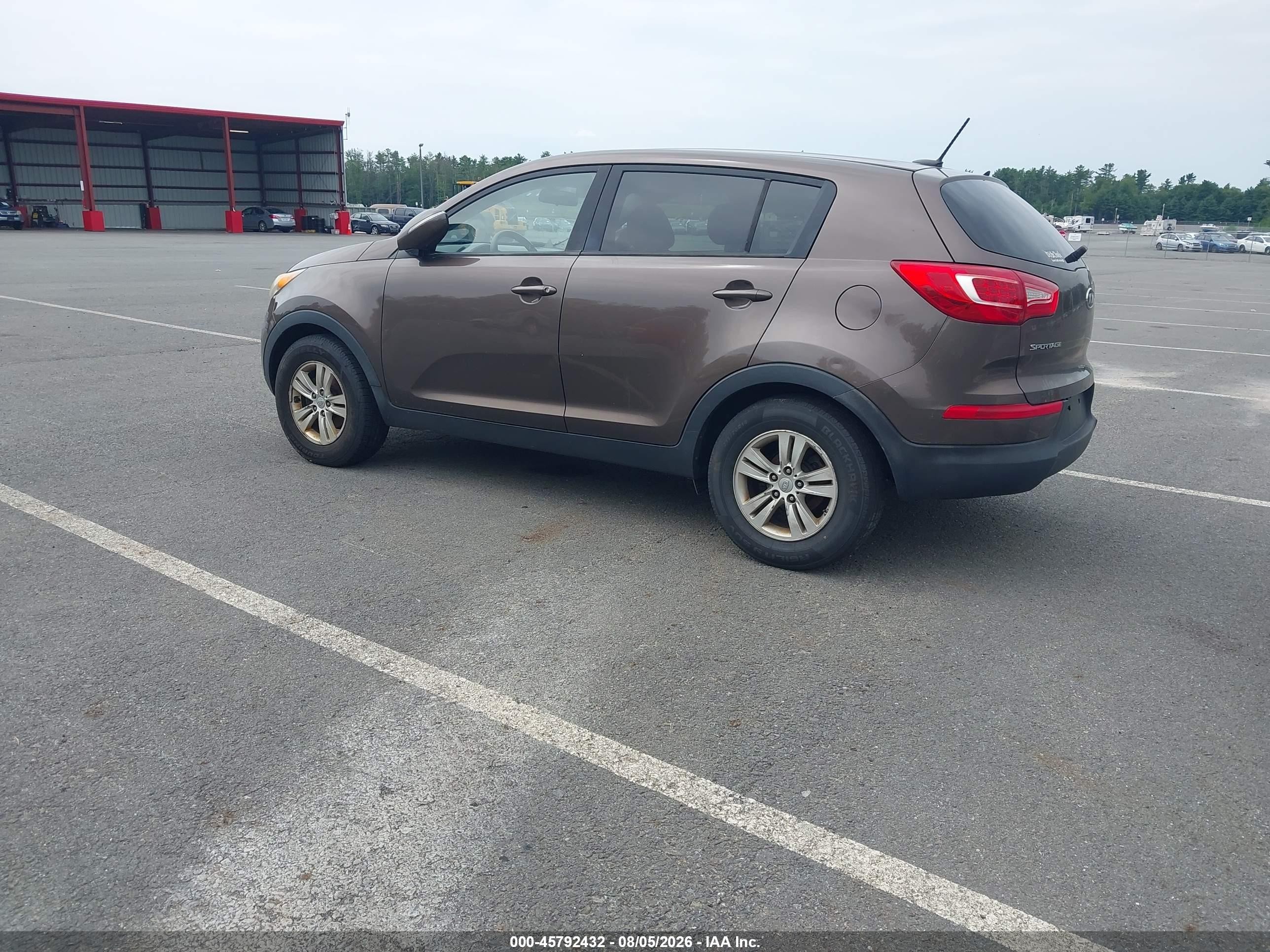 2011 Kia Sportage Lx Brown vin: KNDPB3A24B7060366
