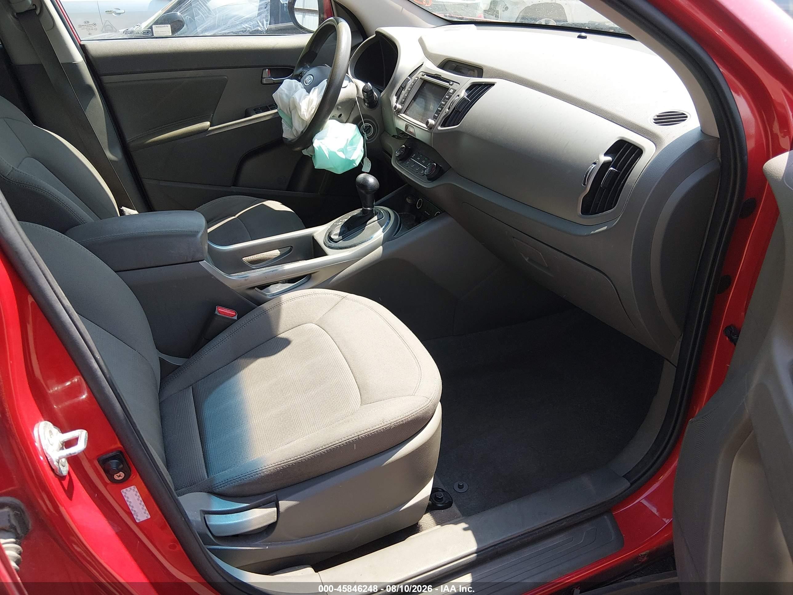 2011 Kia Sportage Lx Burgundy vin: KNDPB3A24B7077989
