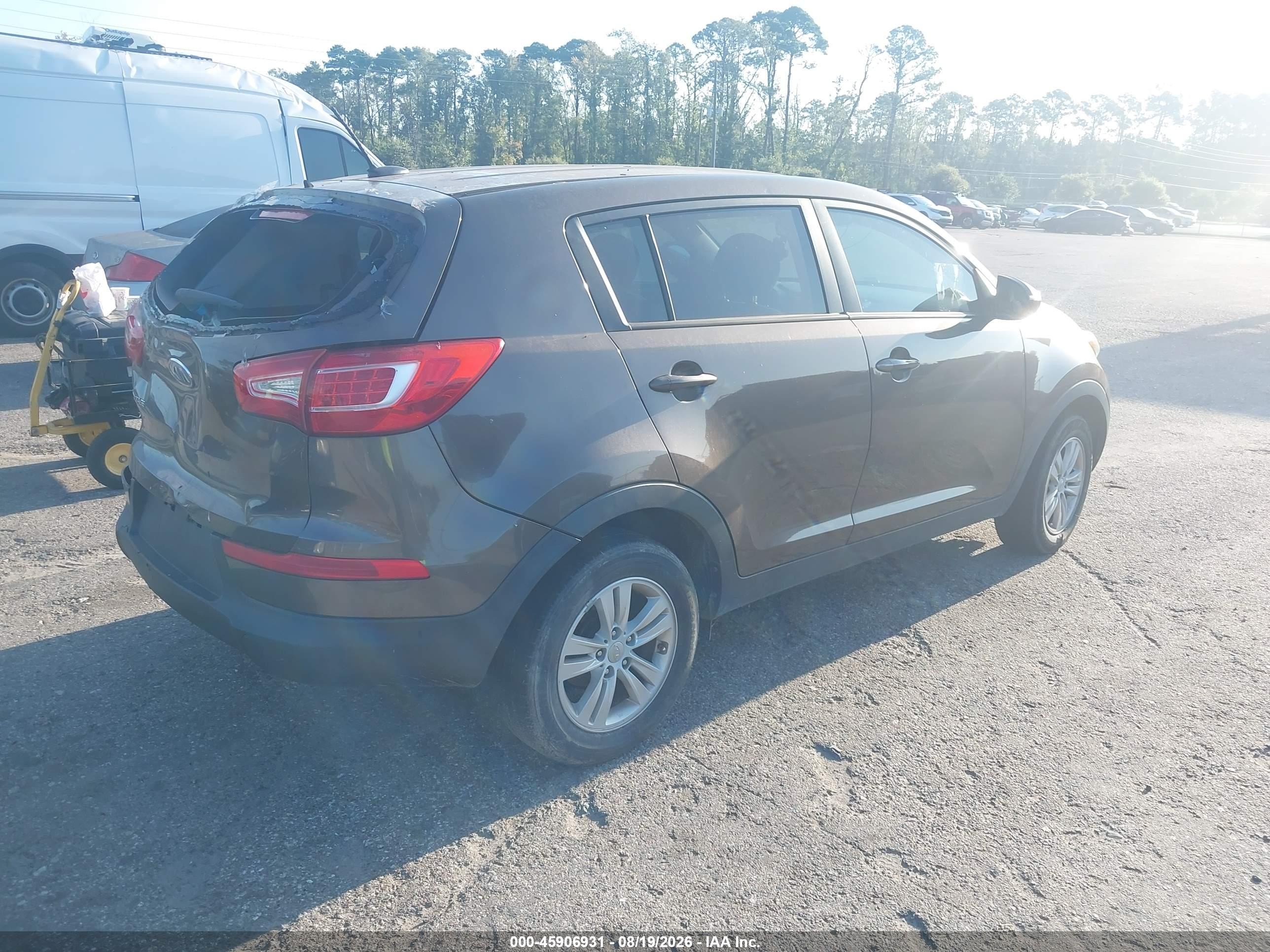 2011 Kia Sportage Lx Brown vin: KNDPB3A24B7084036