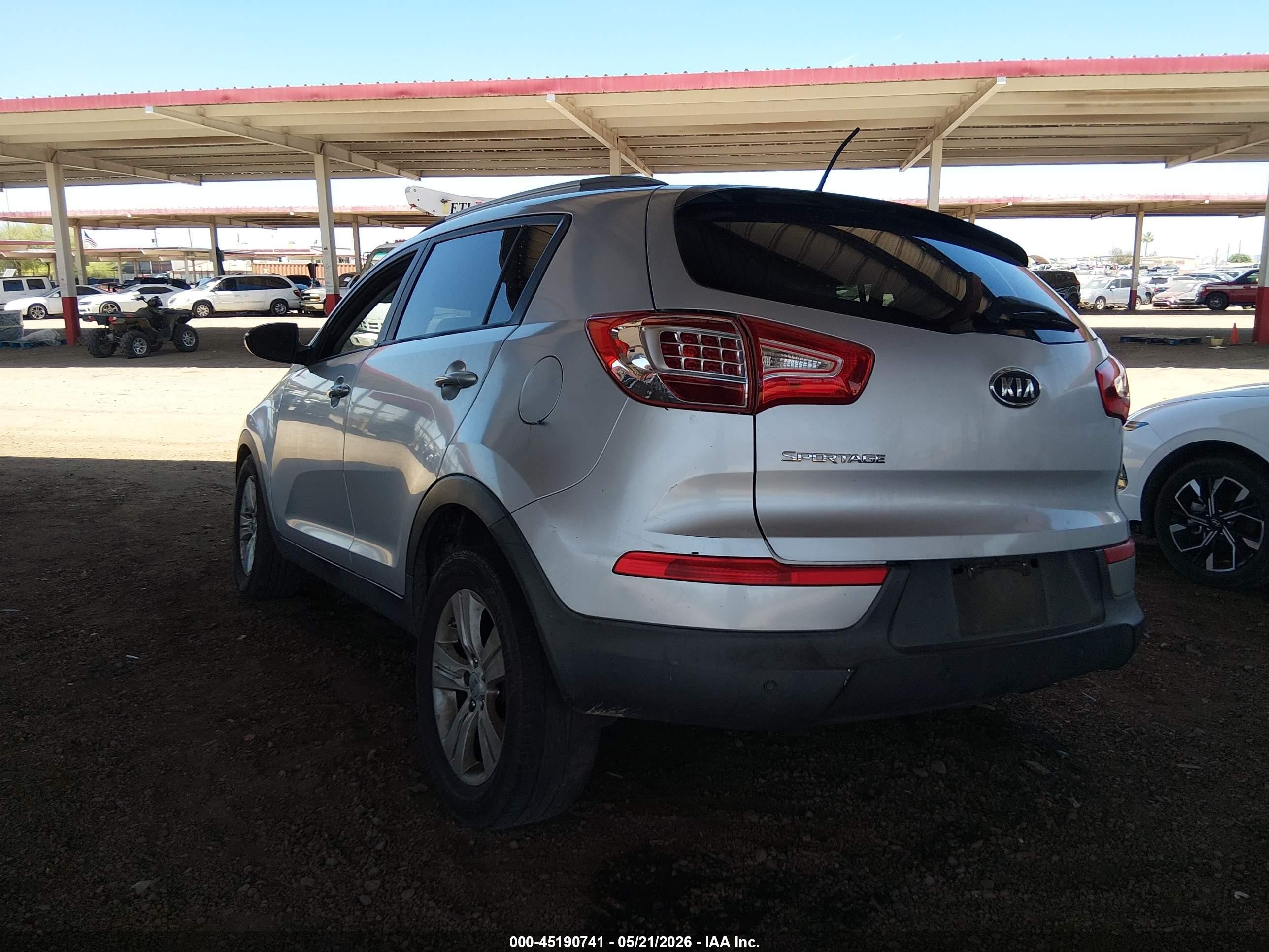 2012 Kia Sportage Lx Серебряный vin: KNDPB3A24C7185885