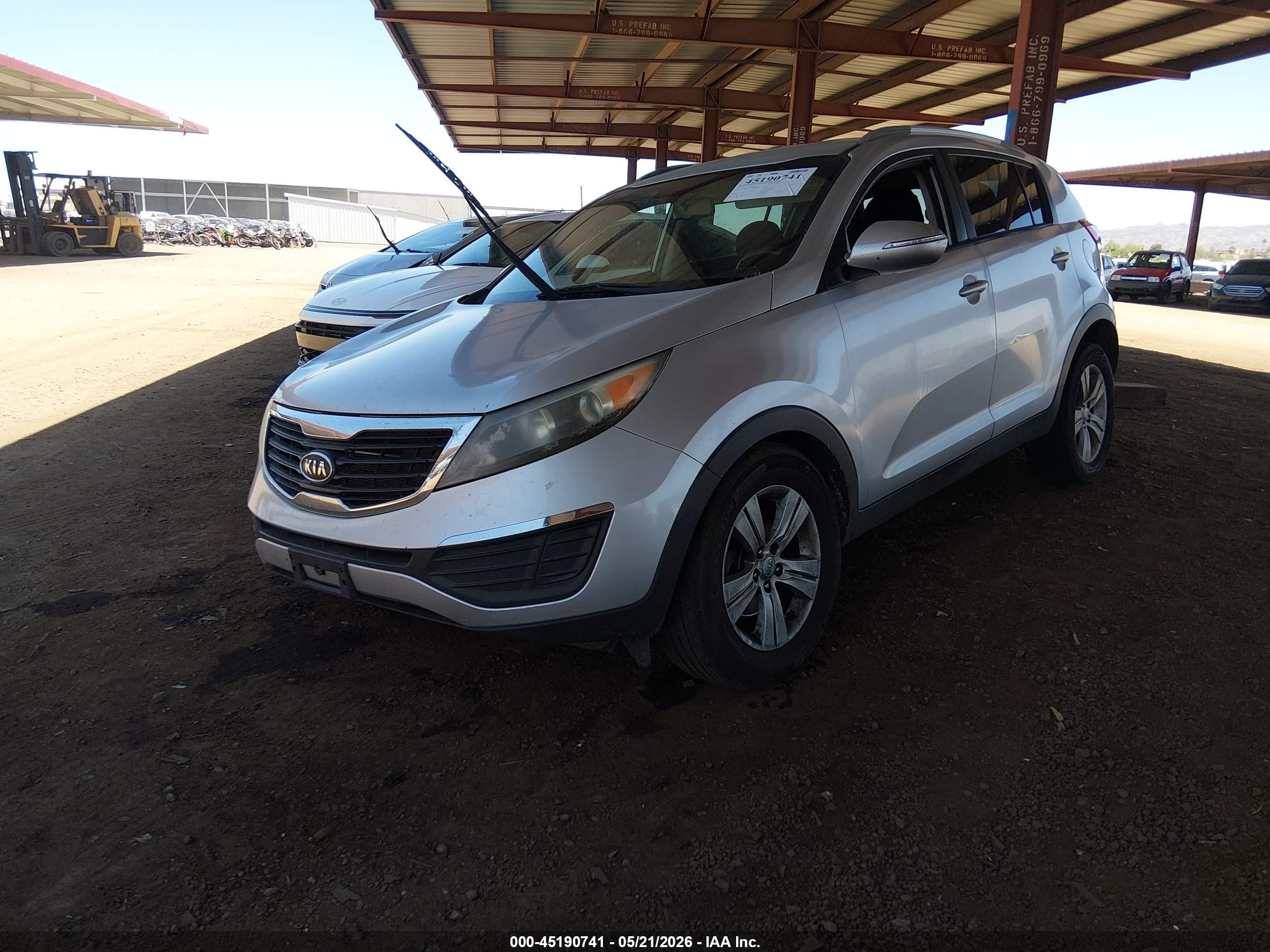 2012 Kia Sportage Lx Серебряный vin: KNDPB3A24C7185885