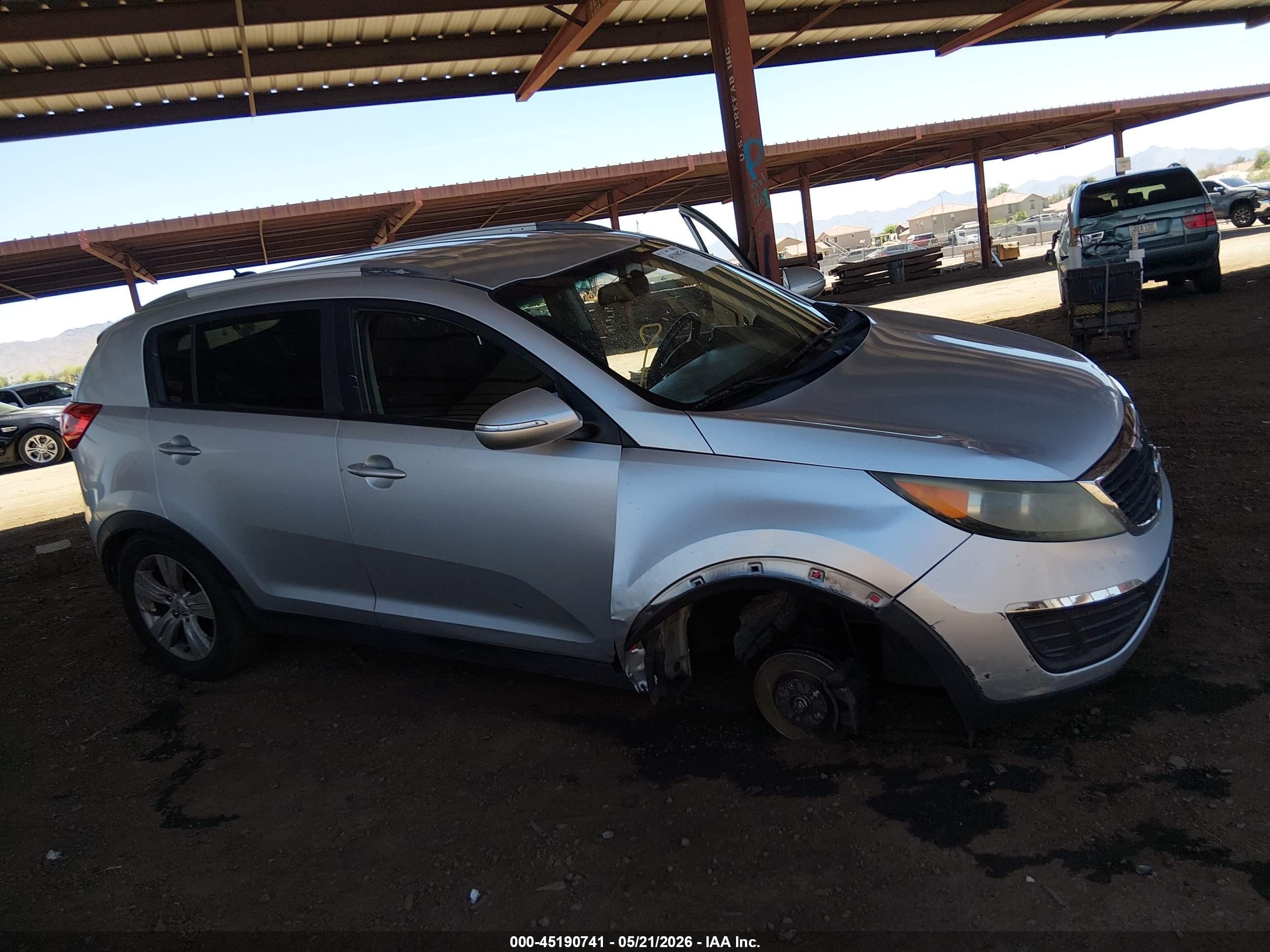2012 Kia Sportage Lx Серебряный vin: KNDPB3A24C7185885