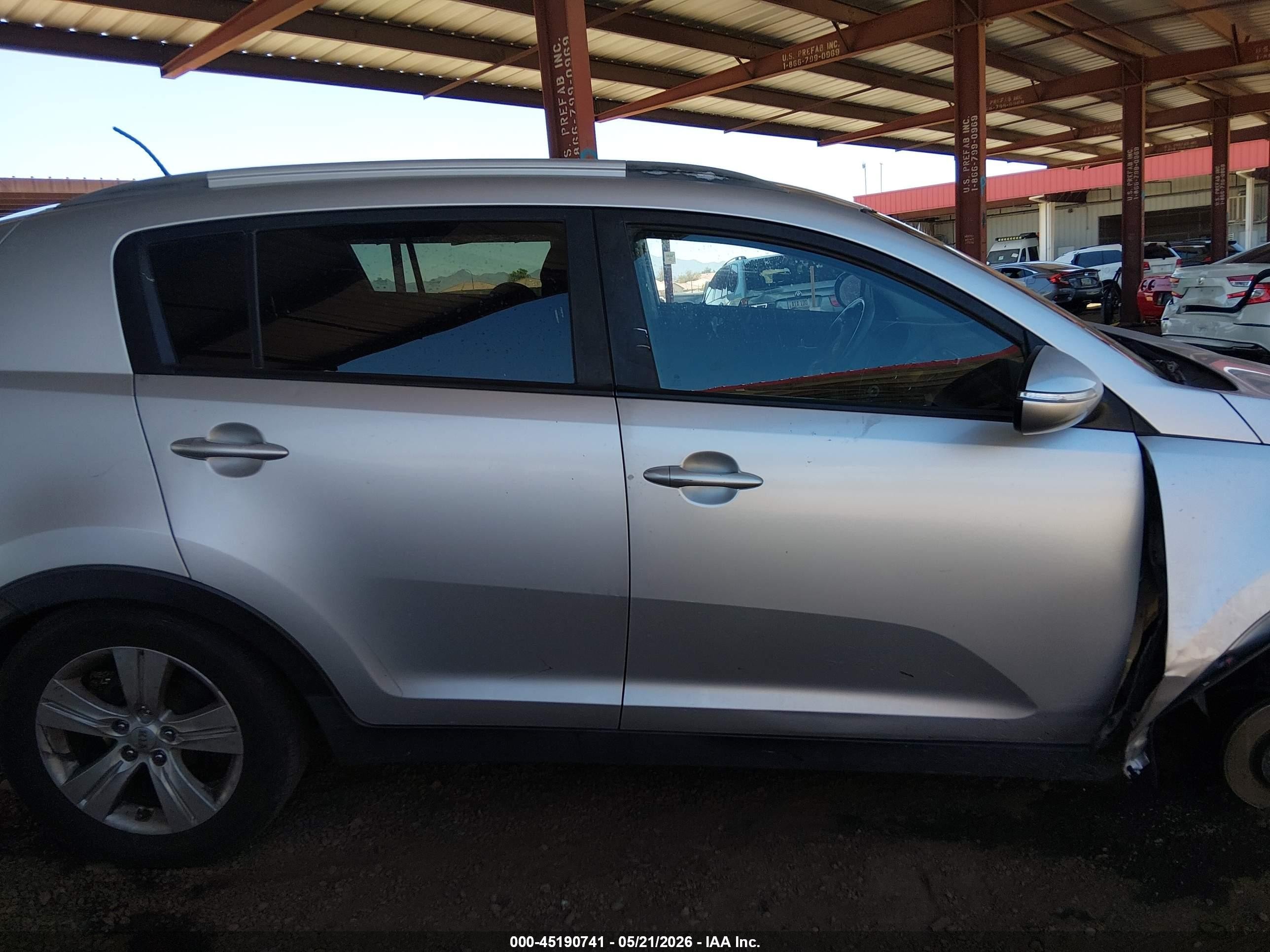 2012 Kia Sportage Lx Серебряный vin: KNDPB3A24C7185885