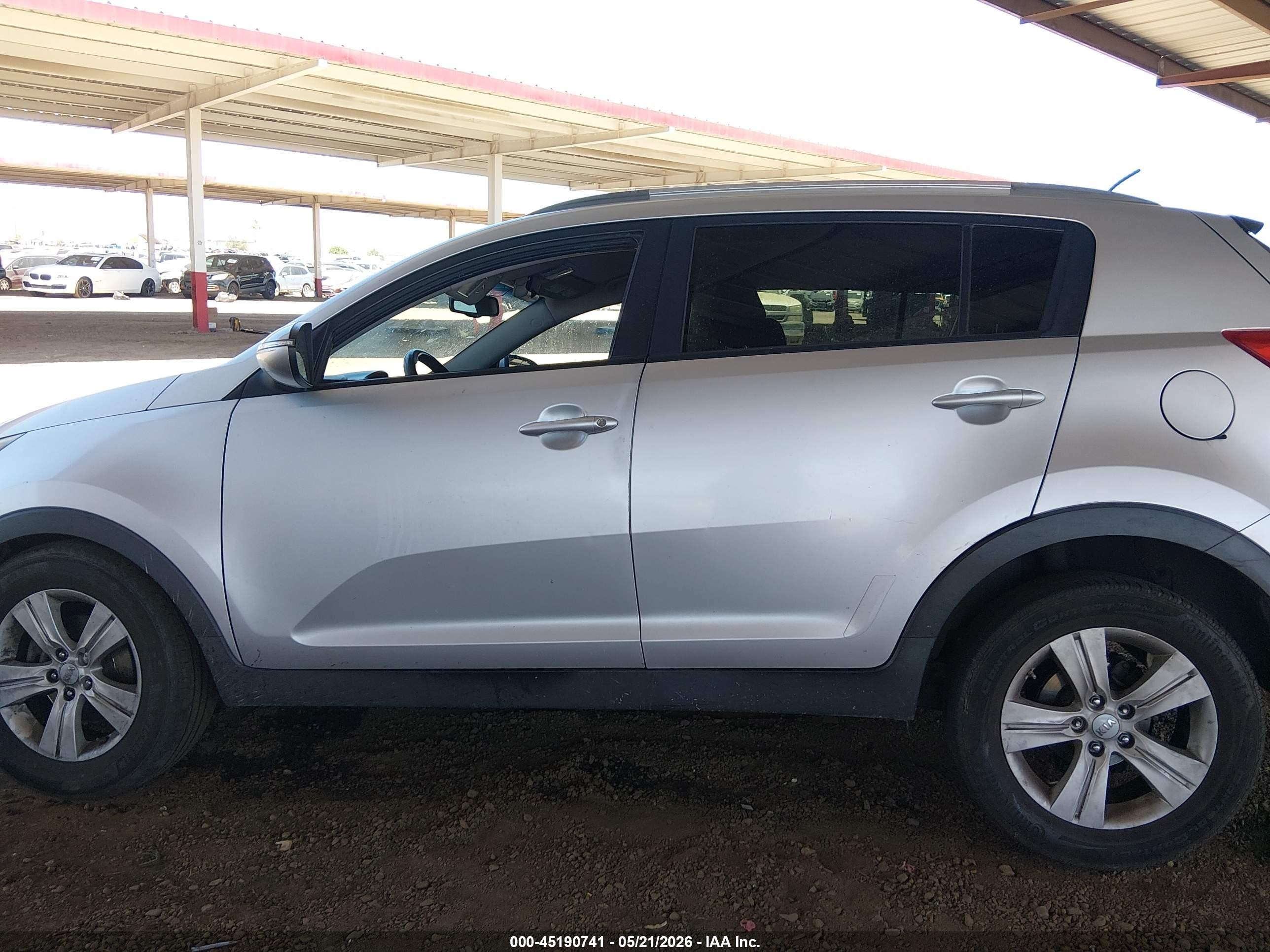 2012 Kia Sportage Lx Серебряный vin: KNDPB3A24C7185885