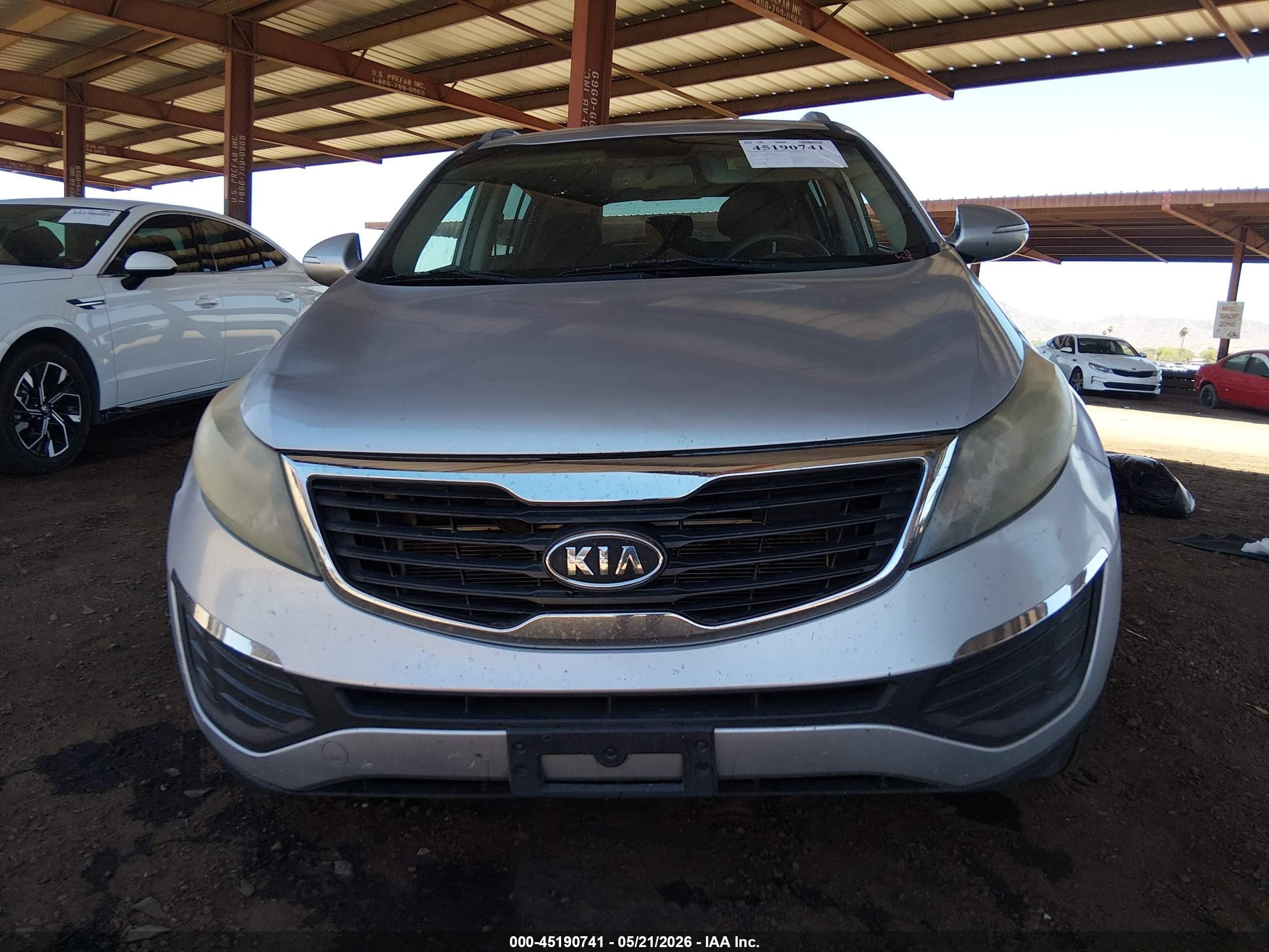 2012 Kia Sportage Lx Серебряный vin: KNDPB3A24C7185885