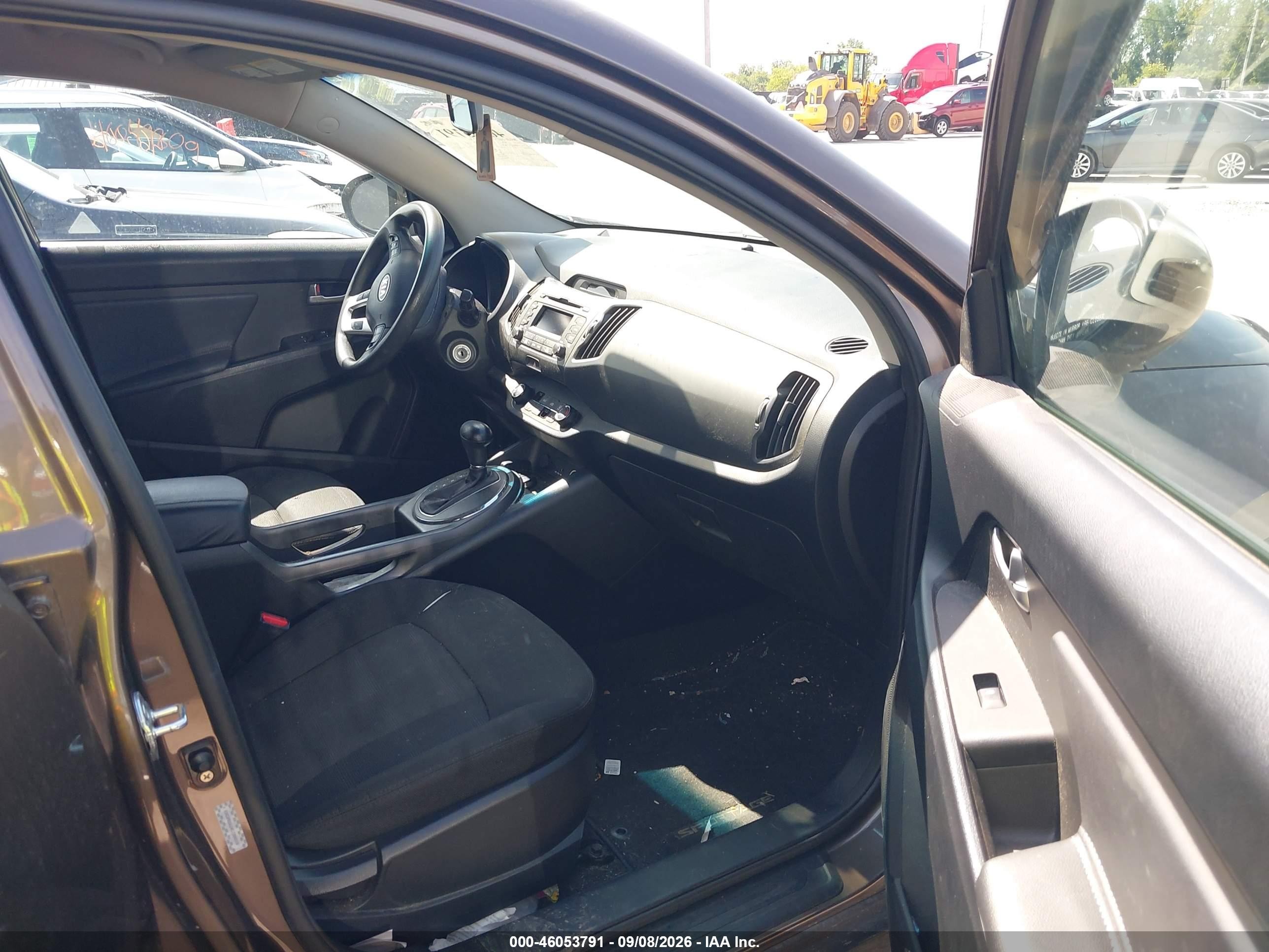 2012 Kia Sportage Lx Brown vin: KNDPB3A24C7296078