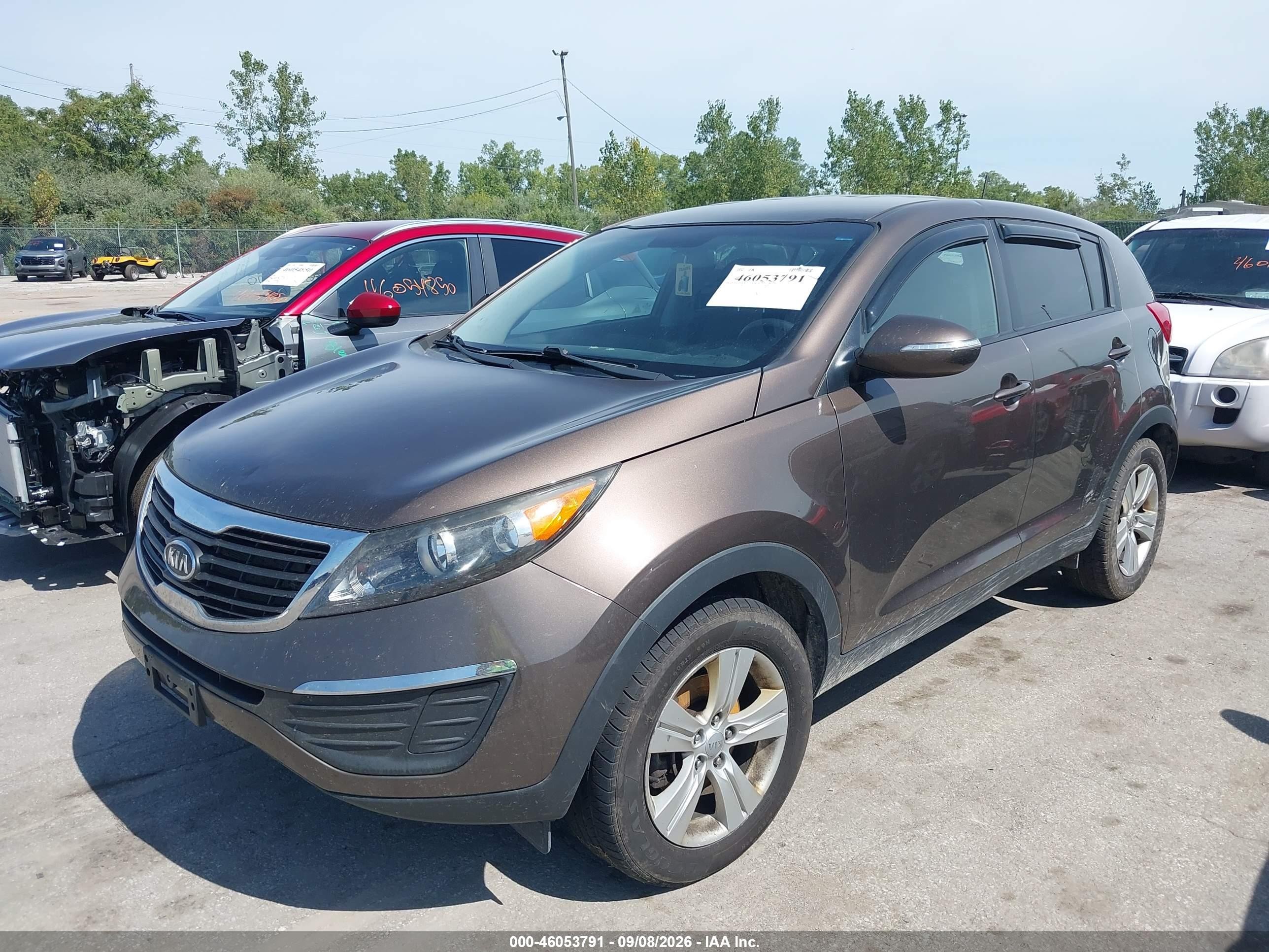 2012 Kia Sportage Lx Brown vin: KNDPB3A24C7296078