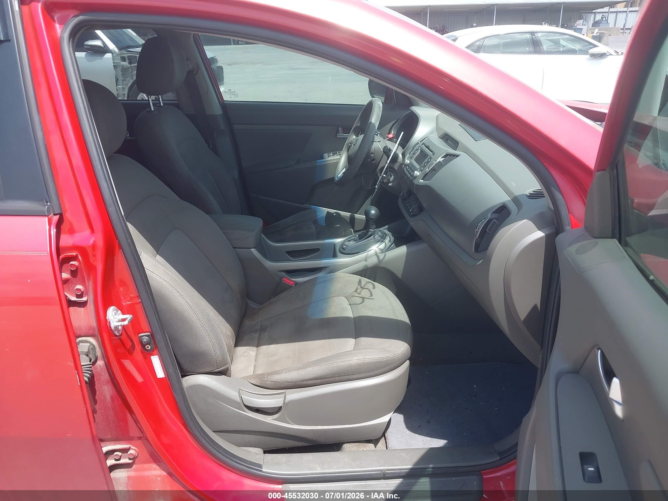 2012 Kia Sportage Lx Red vin: KNDPB3A24C7330102