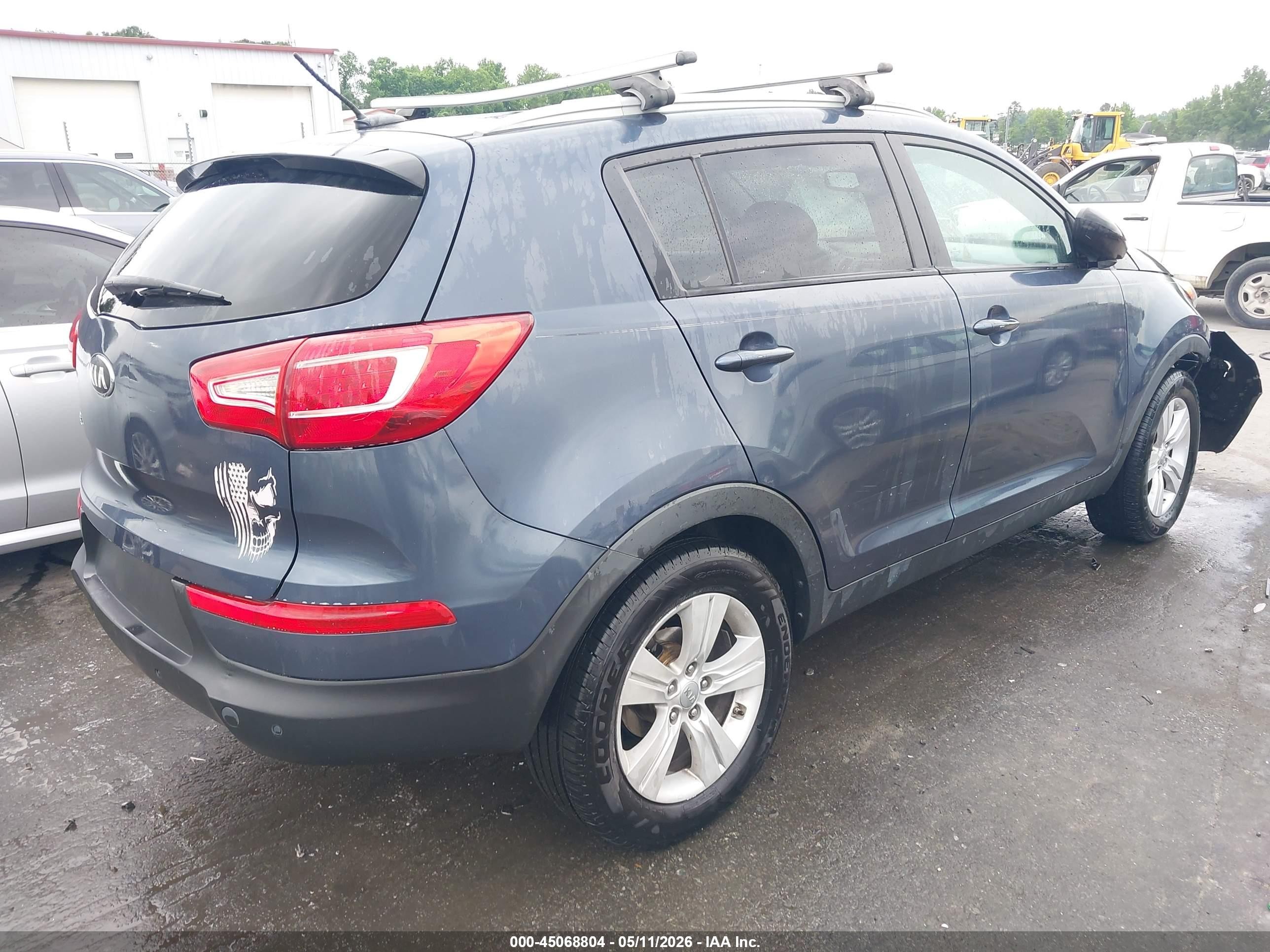 2013 Kia Sportage Lx Blue vin: KNDPB3A24D7374327