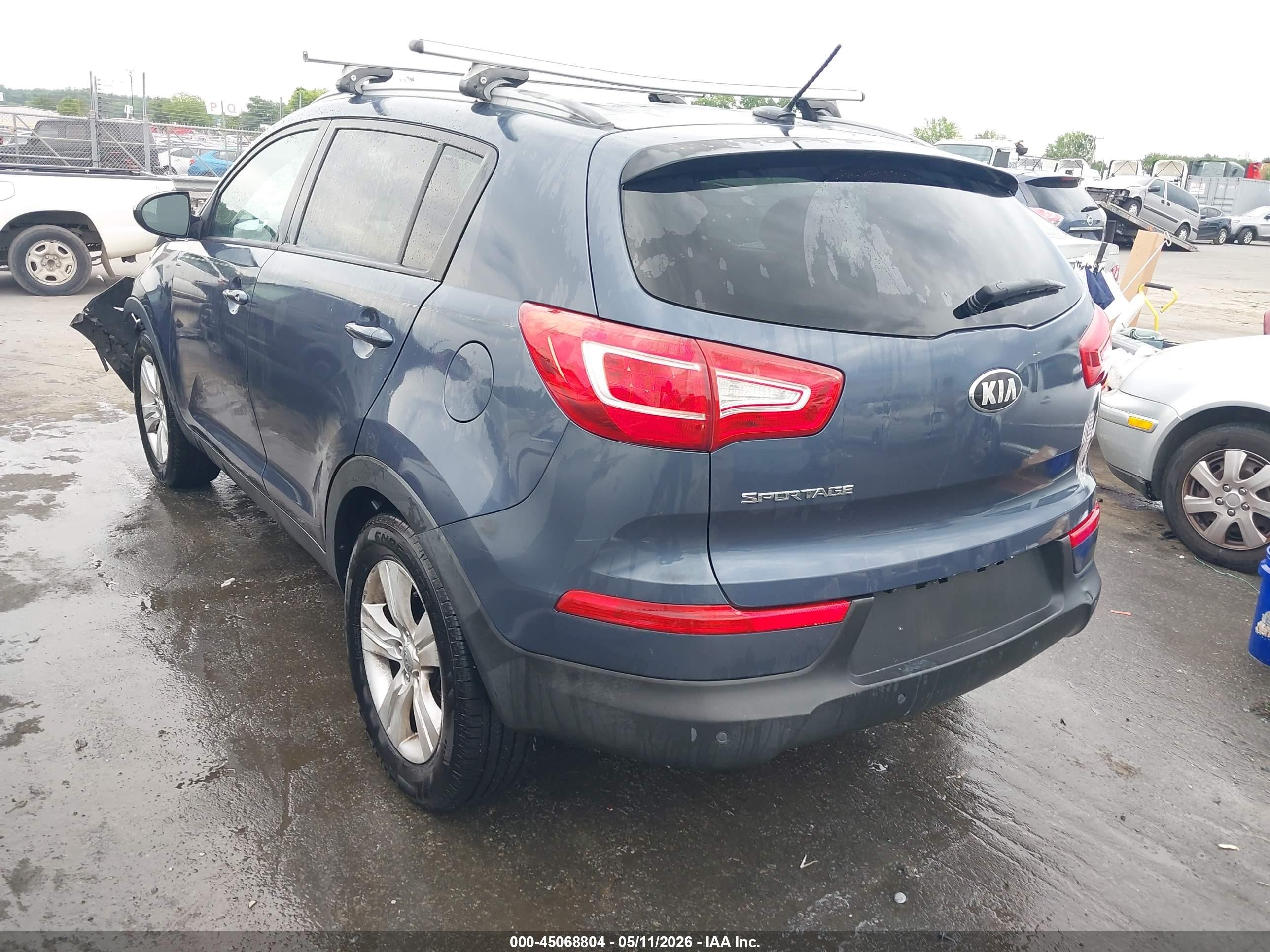 2013 Kia Sportage Lx Blue vin: KNDPB3A24D7374327