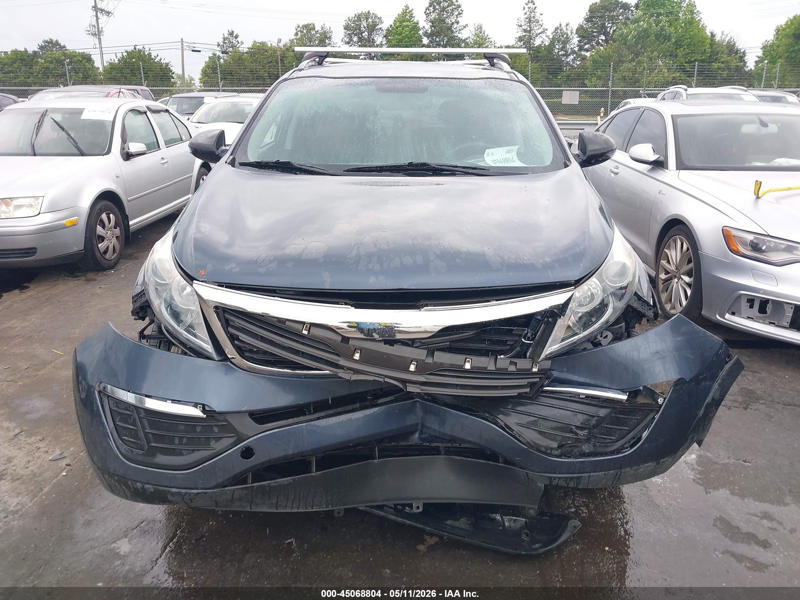 2013 Kia Sportage Lx Blue vin: KNDPB3A24D7374327