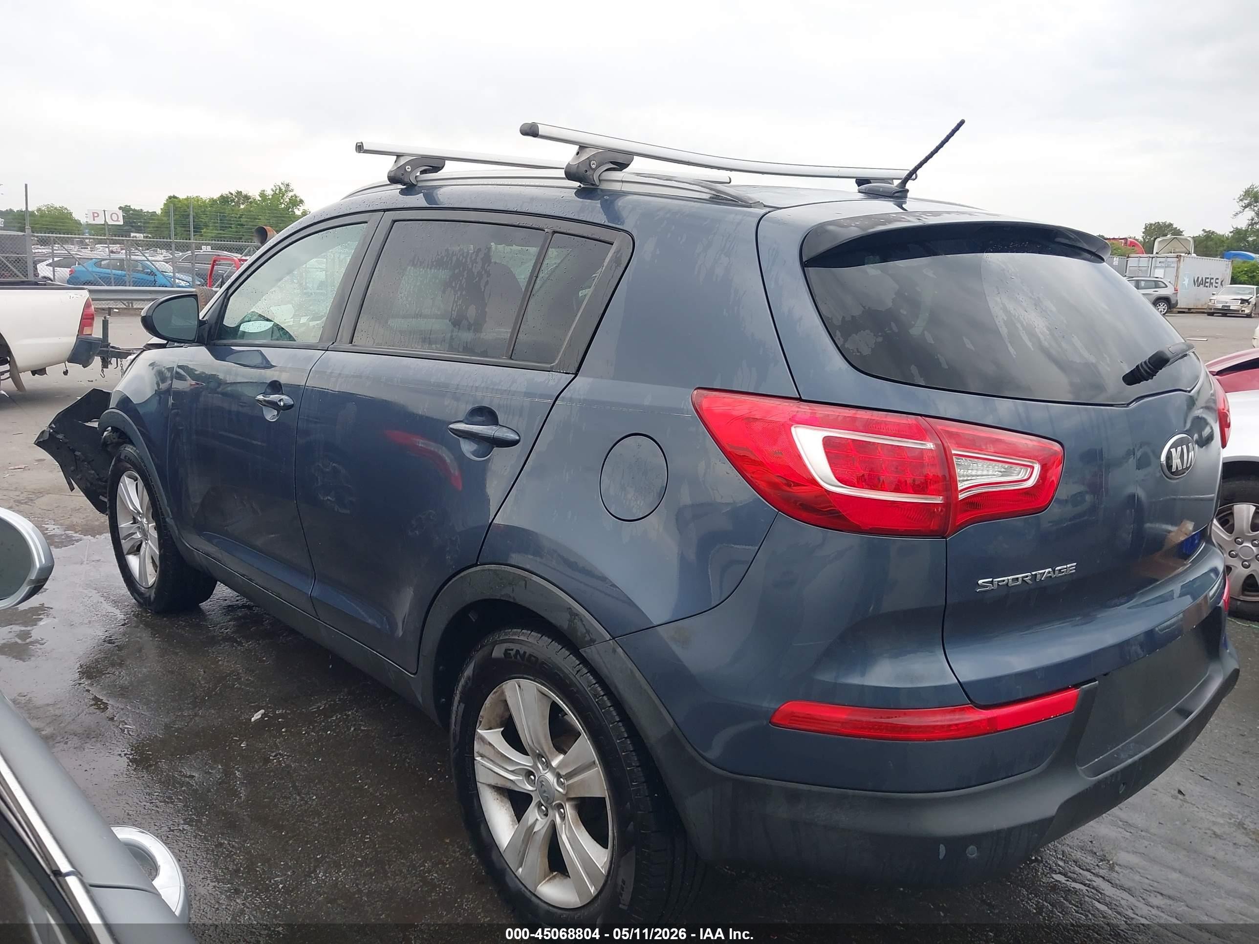 2013 Kia Sportage Lx Blue vin: KNDPB3A24D7374327