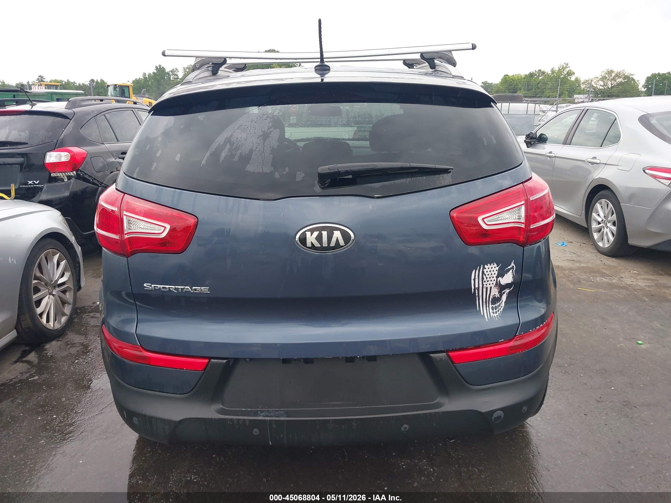 2013 Kia Sportage Lx Blue vin: KNDPB3A24D7374327
