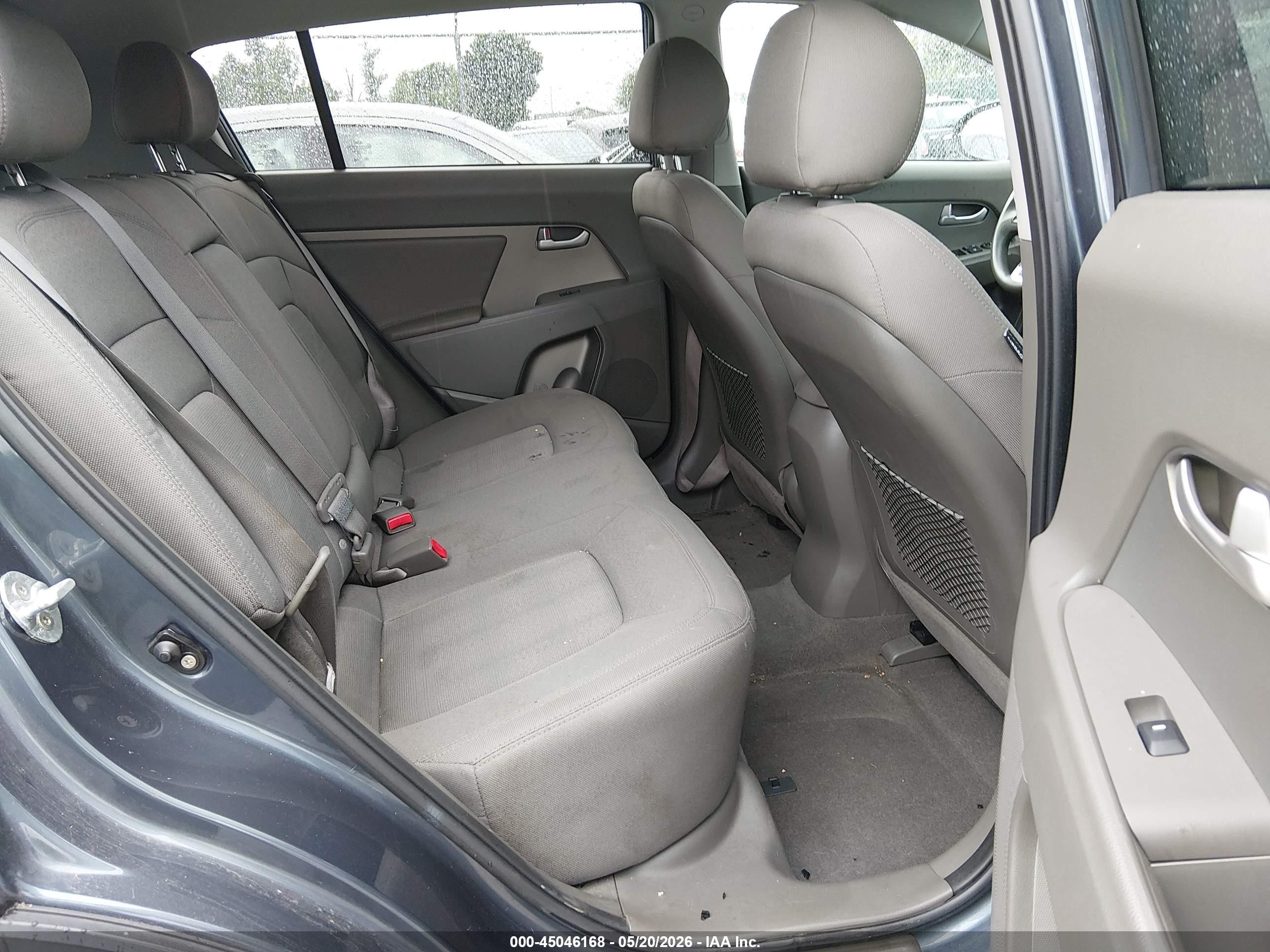 2013 Kia Sportage Lx Light Blue vin: KNDPB3A24D7428659