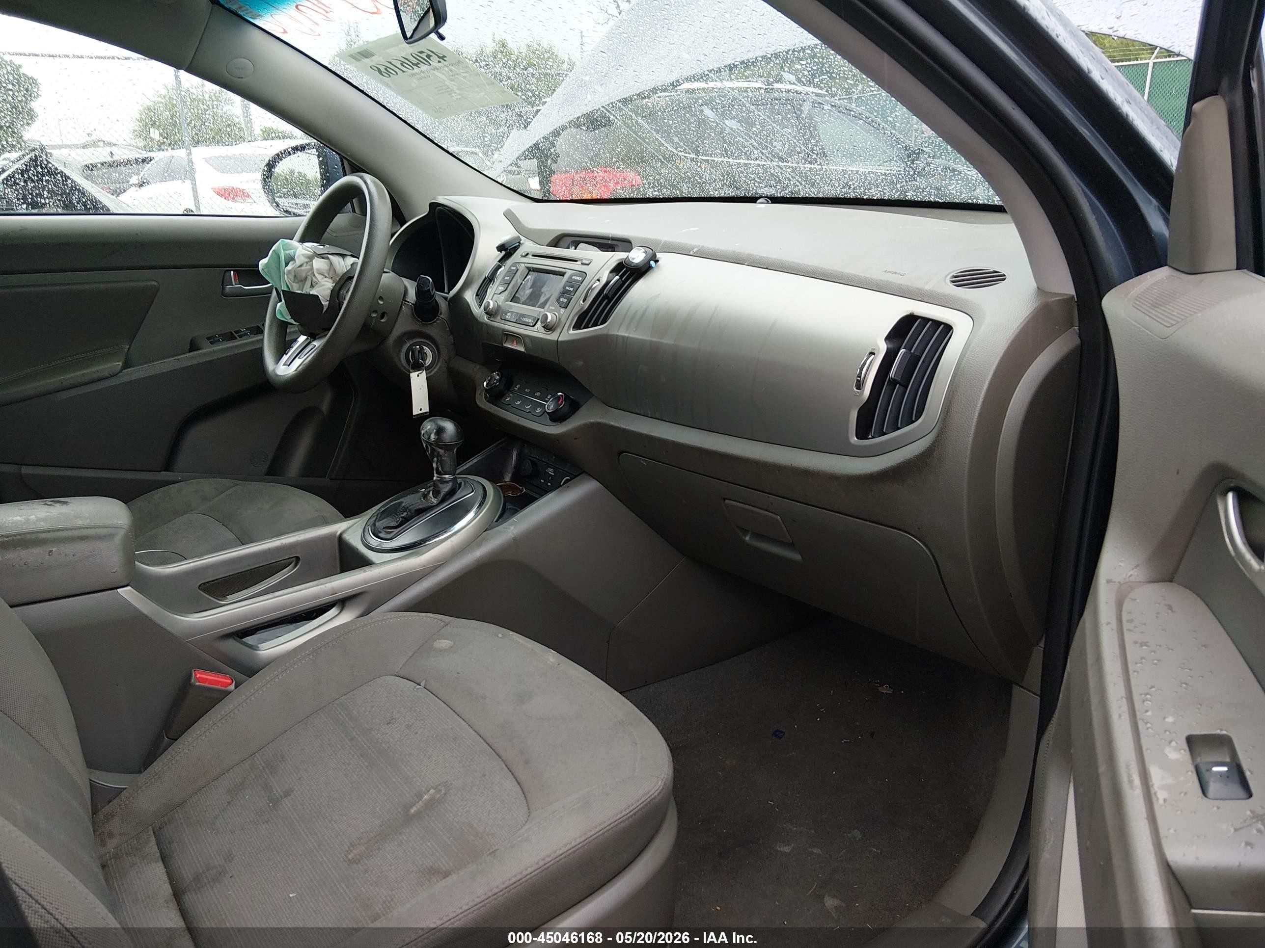 2013 Kia Sportage Lx Light Blue vin: KNDPB3A24D7428659