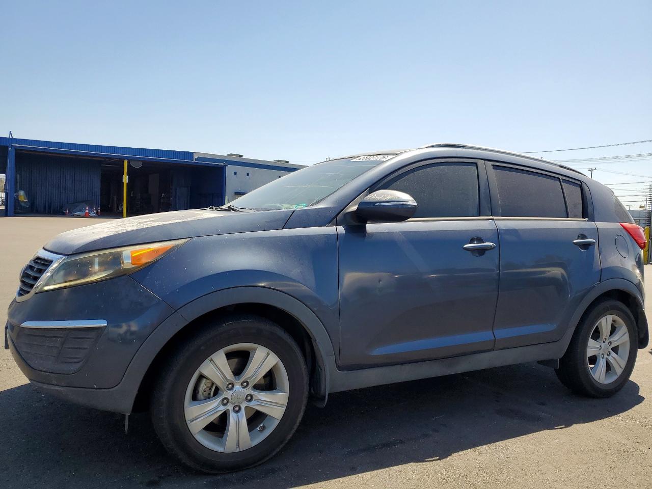 2013 Kia Sportage Lx Gray vin: KNDPB3A24D7514604