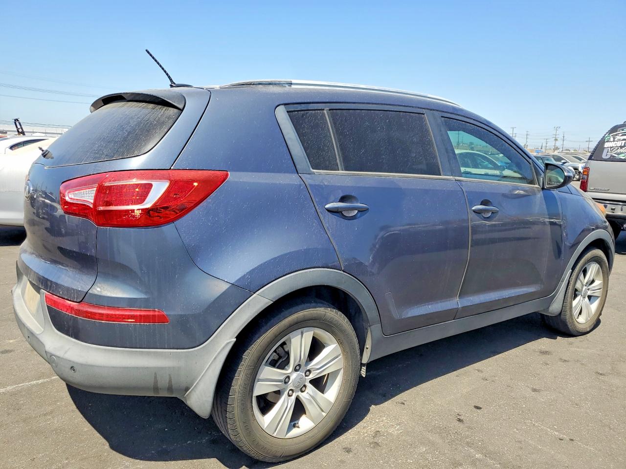 2013 Kia Sportage Lx Gray vin: KNDPB3A24D7514604