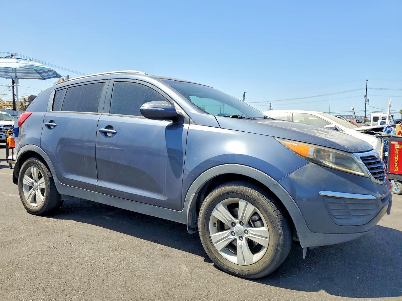 2013 Kia Sportage Lx Gray vin: KNDPB3A24D7514604