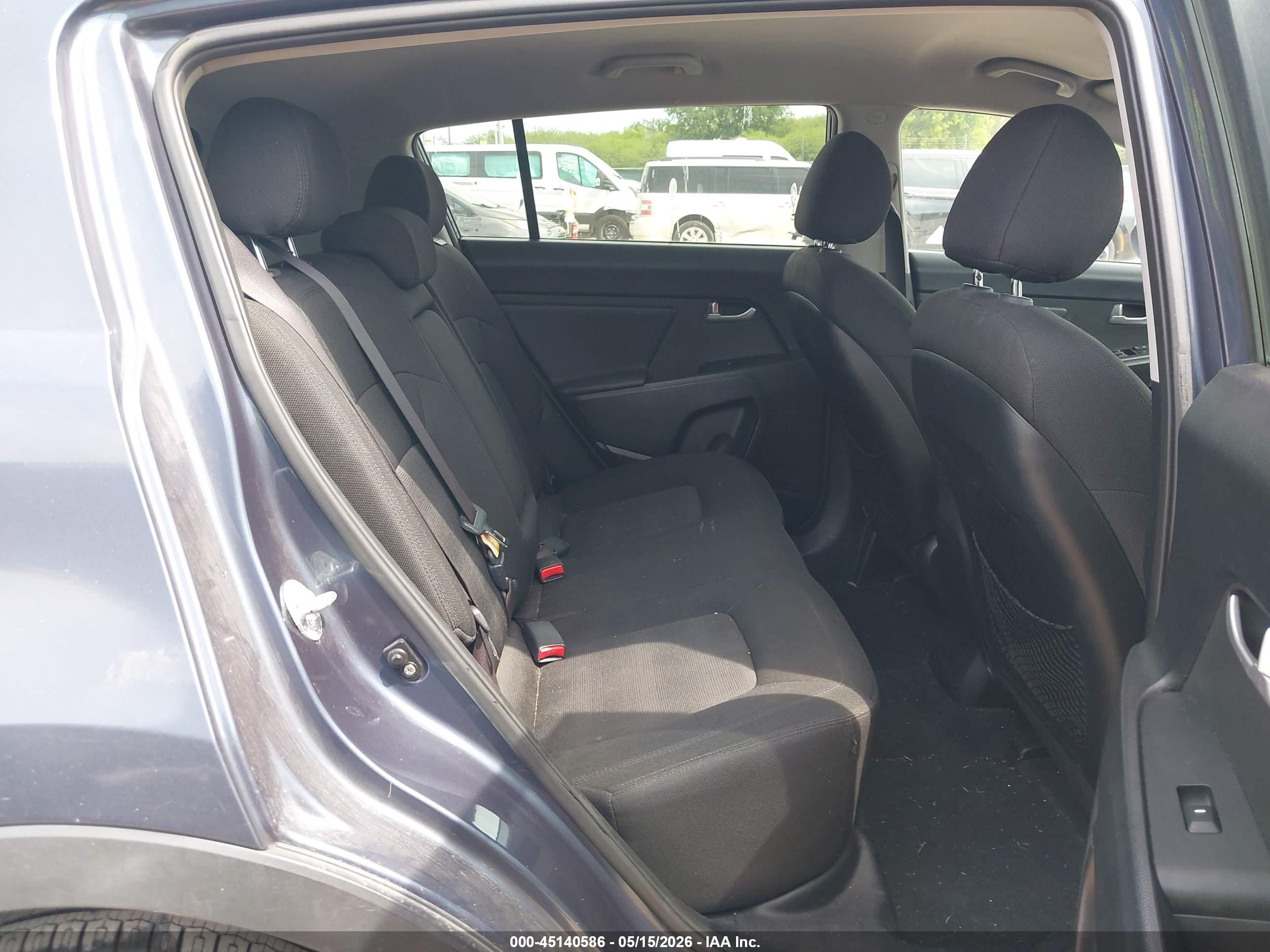 2011 Kia Sportage Lx Blue vin: KNDPB3A25B7030566
