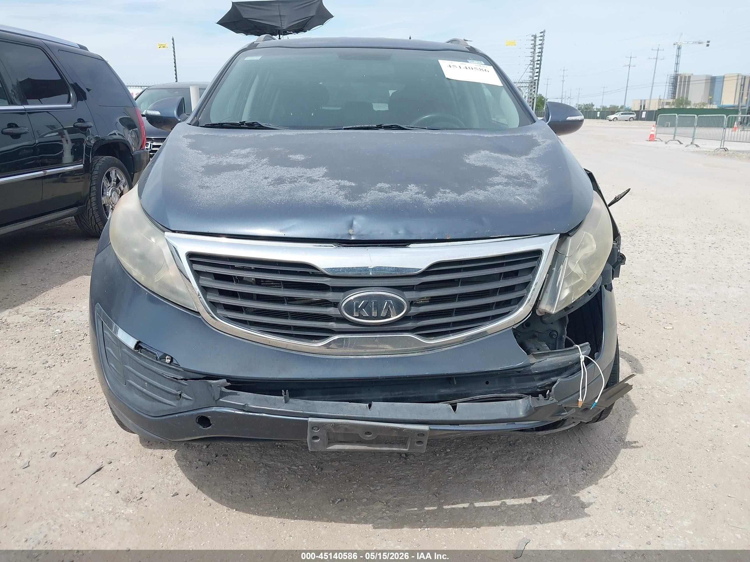 2011 Kia Sportage Lx Blue vin: KNDPB3A25B7030566