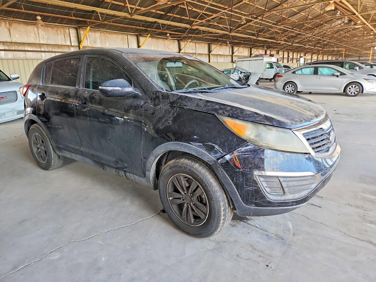 2011 Kia Sportage Lx Black vin: KNDPB3A25B7038974