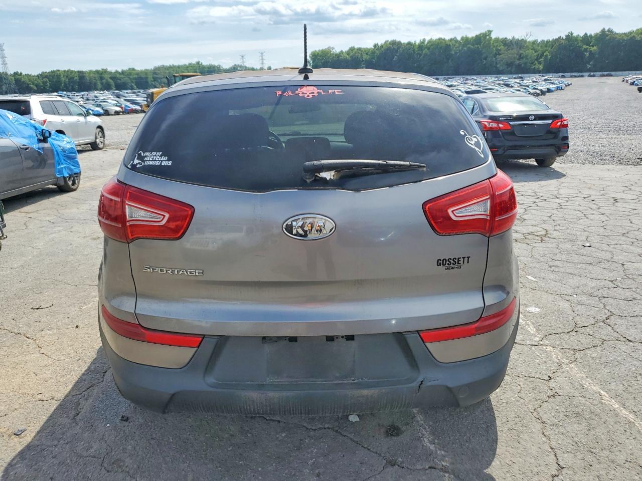 2011 Kia Sportage Lx Silver vin: KNDPB3A25B7084739