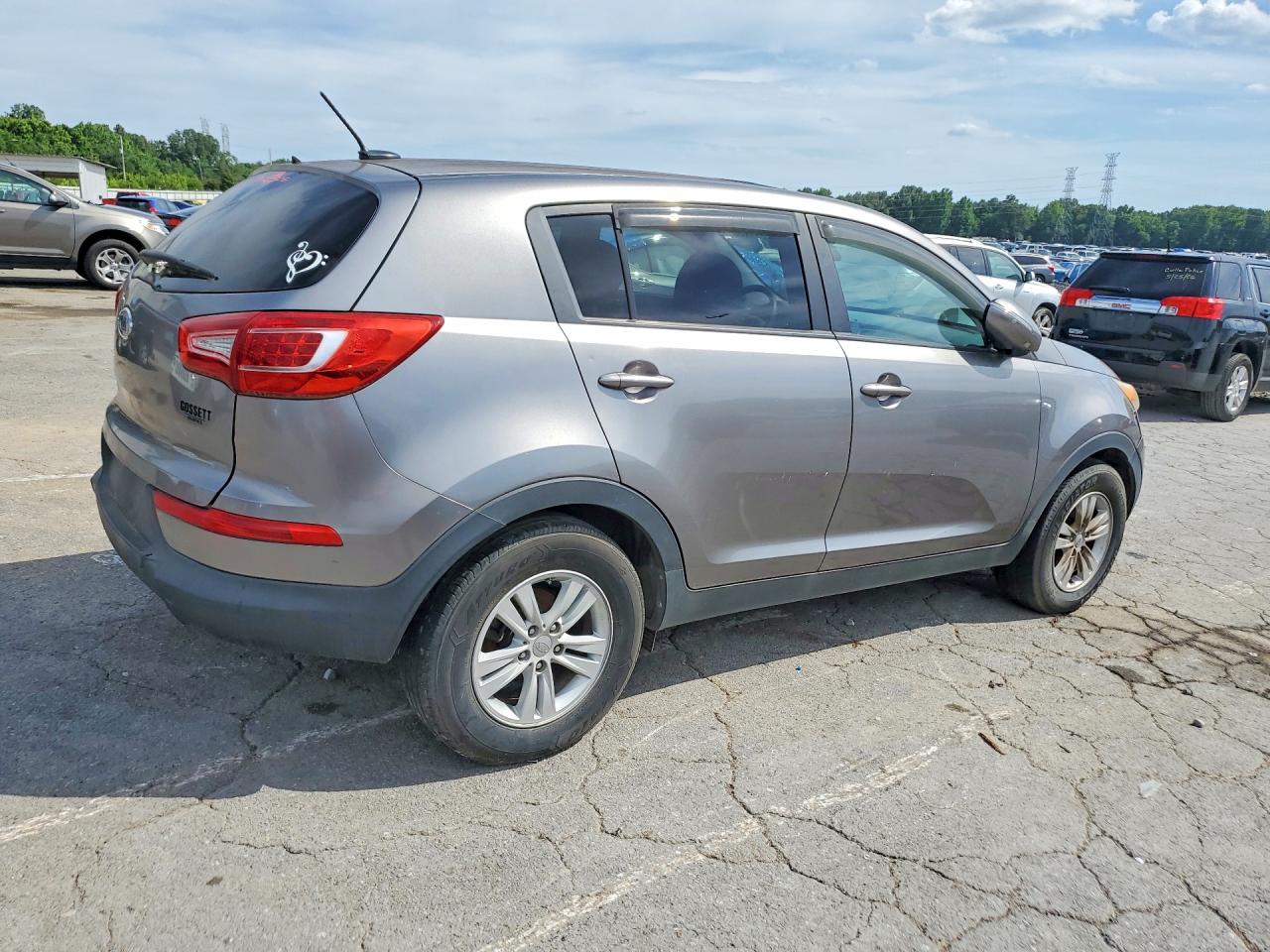 2011 Kia Sportage Lx Silver vin: KNDPB3A25B7084739