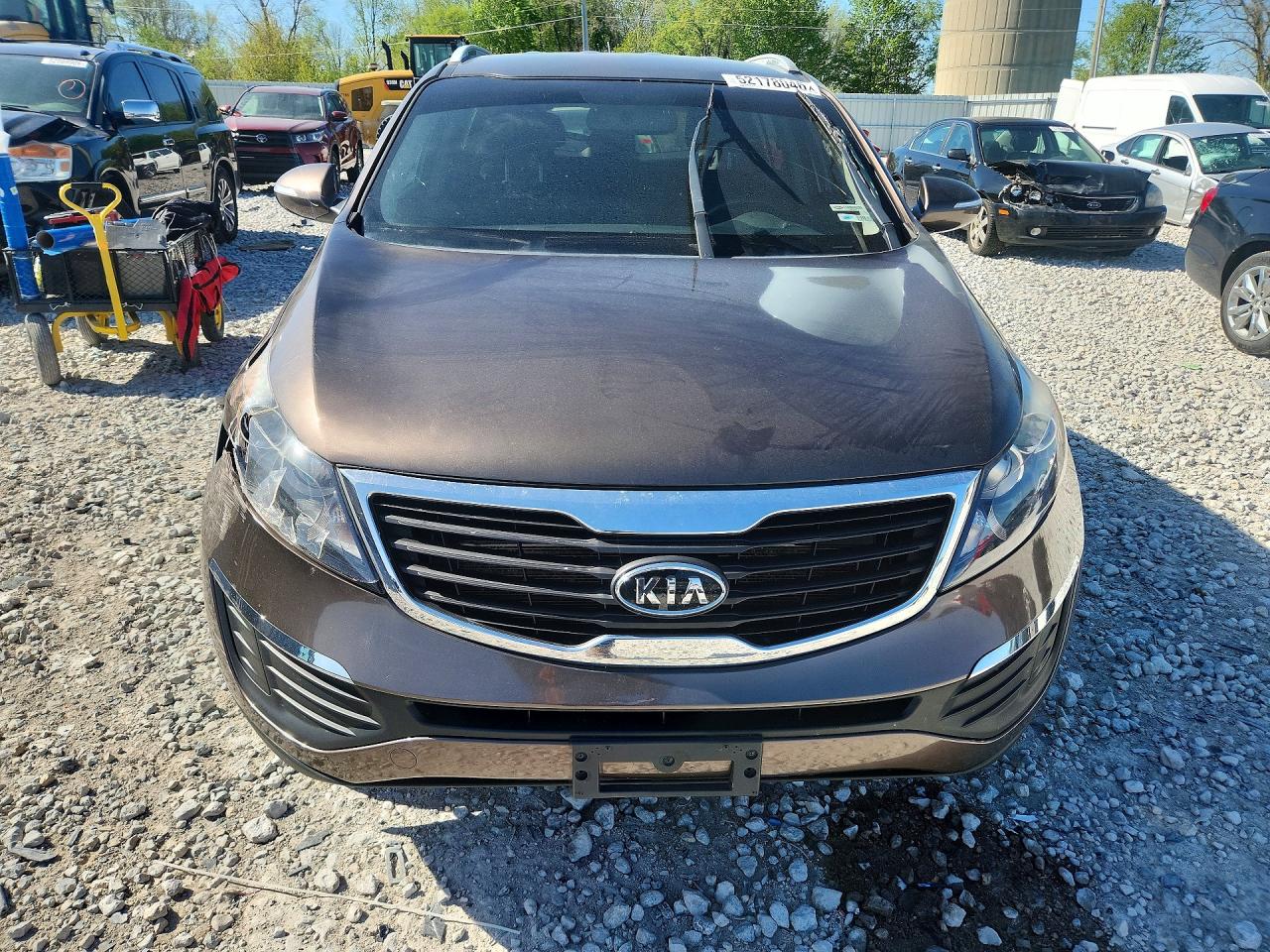 2011 Kia Sportage Lx Коричневый vin: KNDPB3A25B7093022