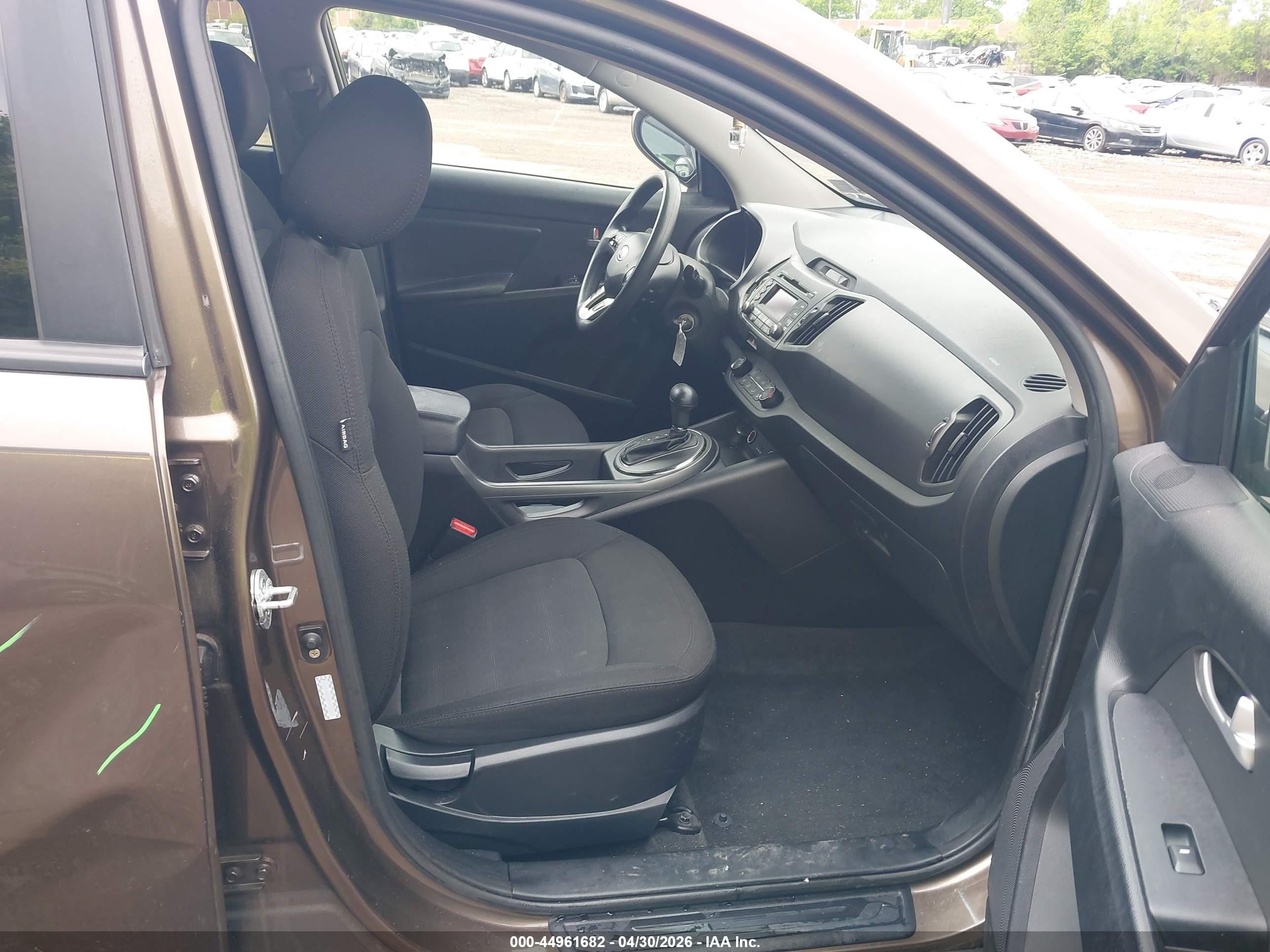 2012 Kia Sportage Lx Brown vin: KNDPB3A25C7215895