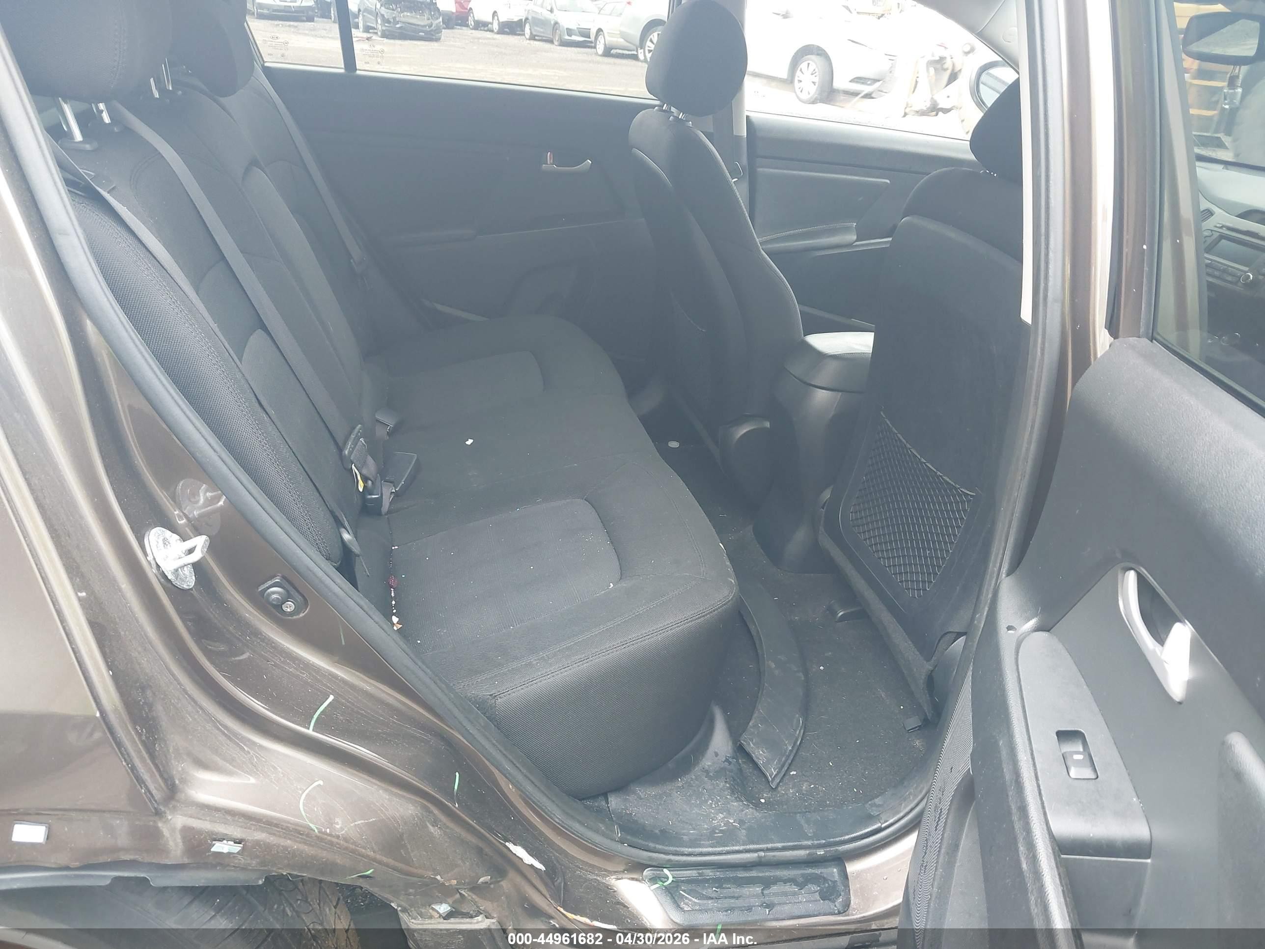 2012 Kia Sportage Lx Brown vin: KNDPB3A25C7215895