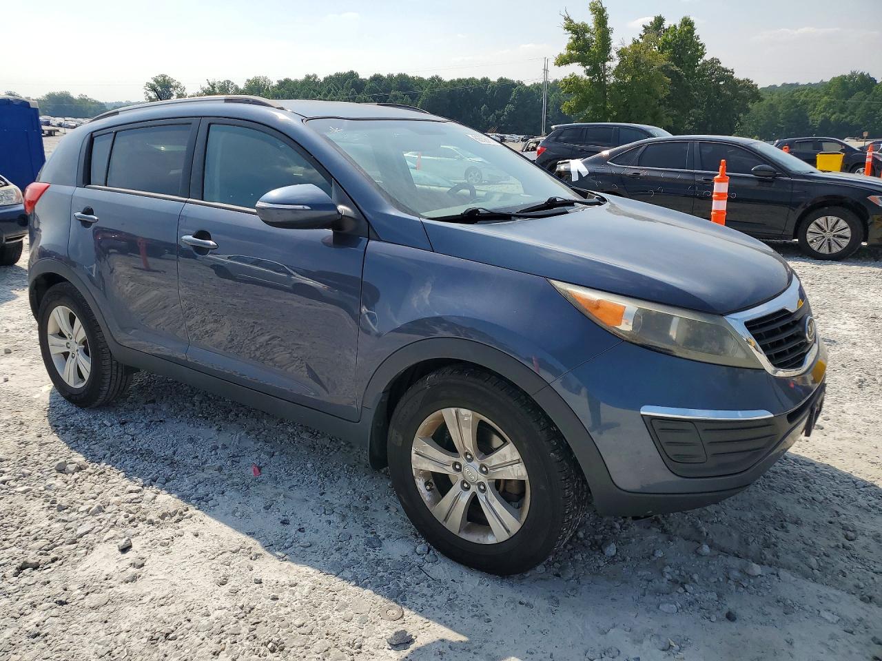 2012 Kia Sportage Lx Blue vin: KNDPB3A25C7282948