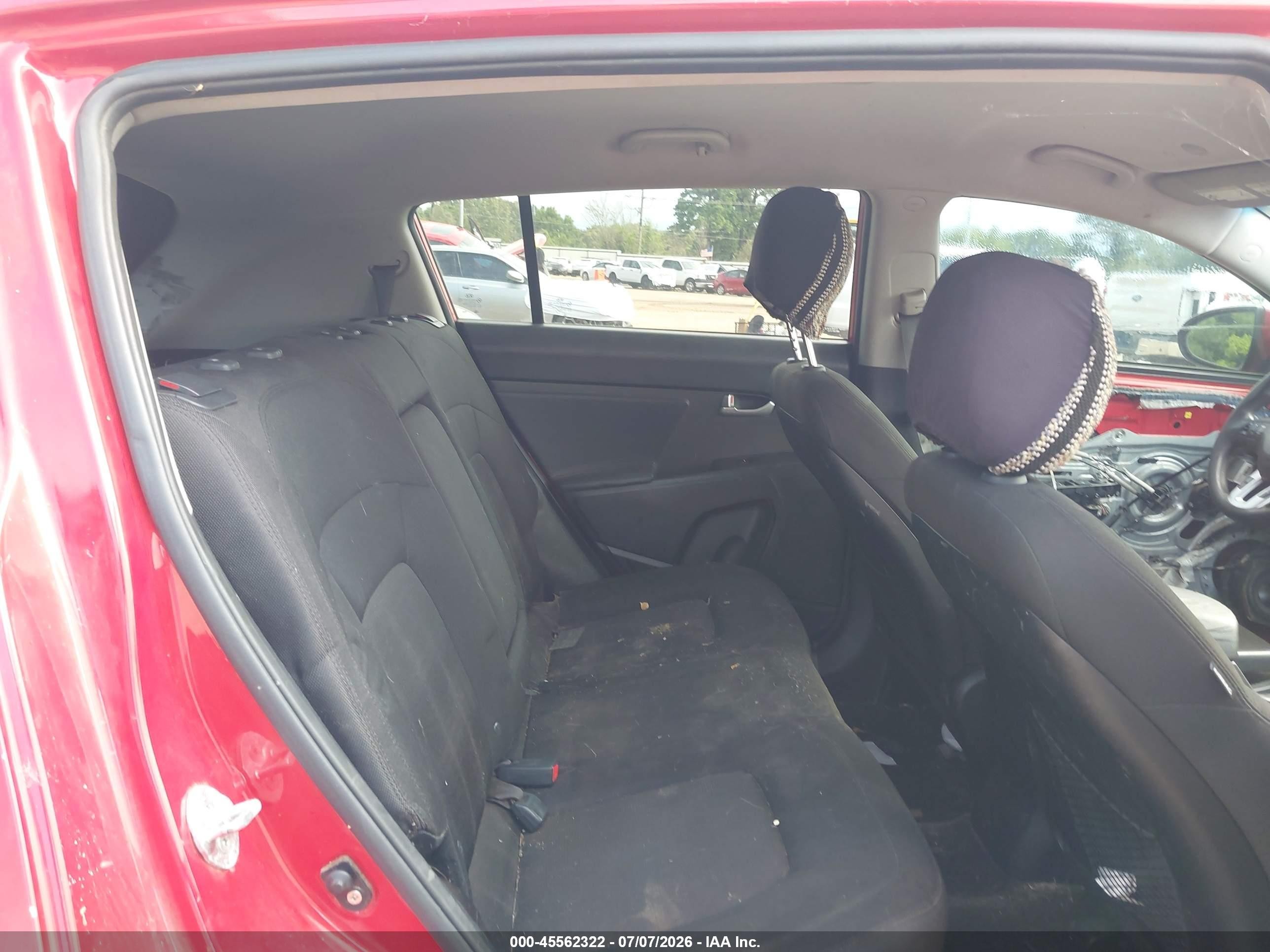 2013 Kia Sportage Lx Red vin: KNDPB3A25D7352496