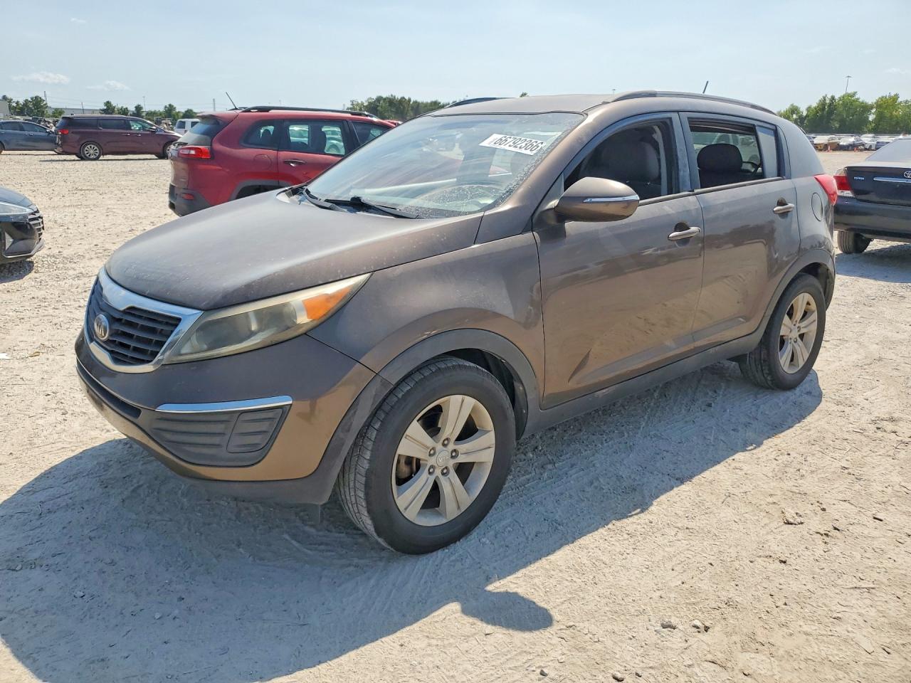 2013 Kia Sportage Lx Brown vin: KNDPB3A25D7352563