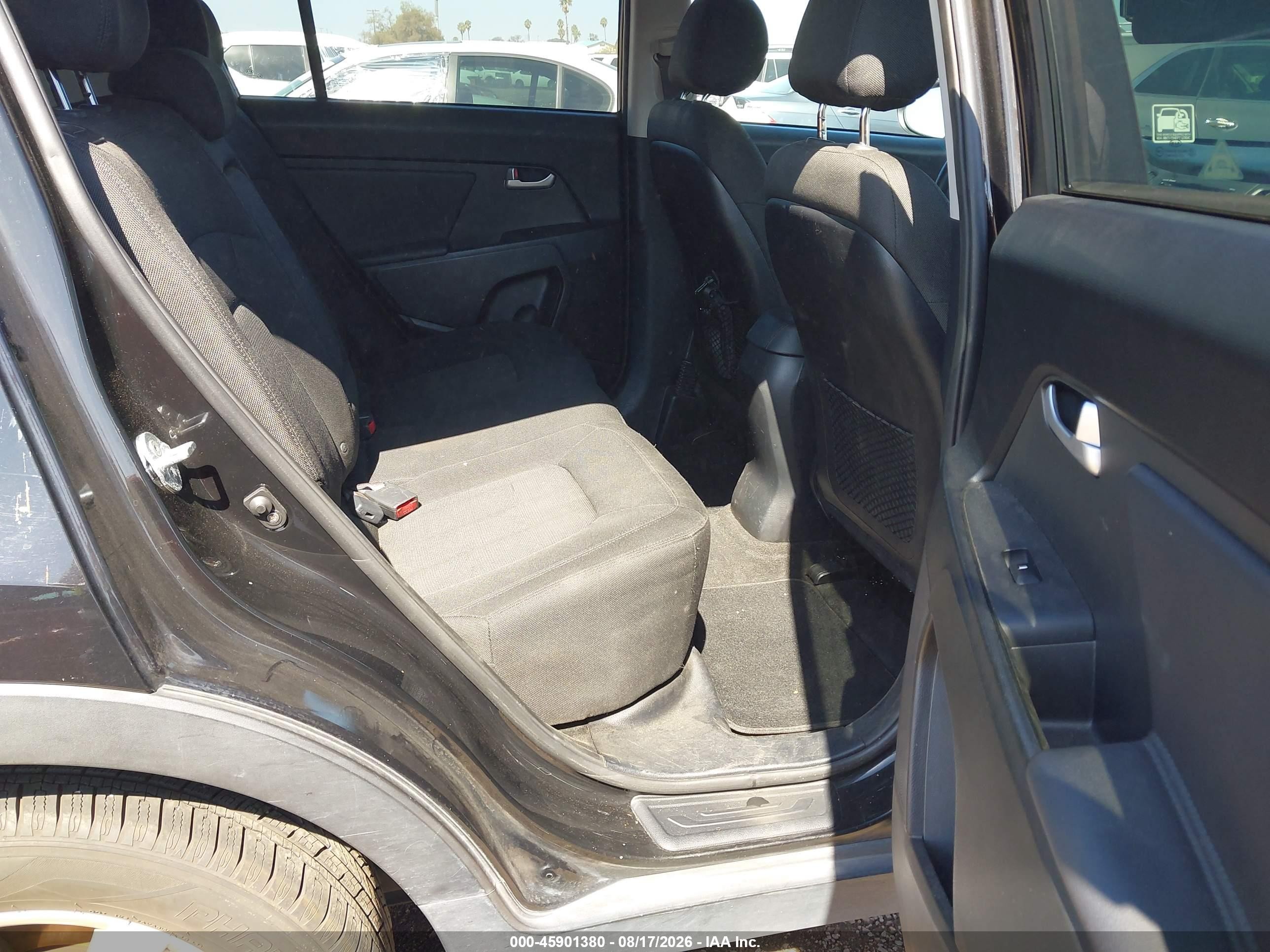 2013 Kia Sportage Lx Черный vin: KNDPB3A25D7452646