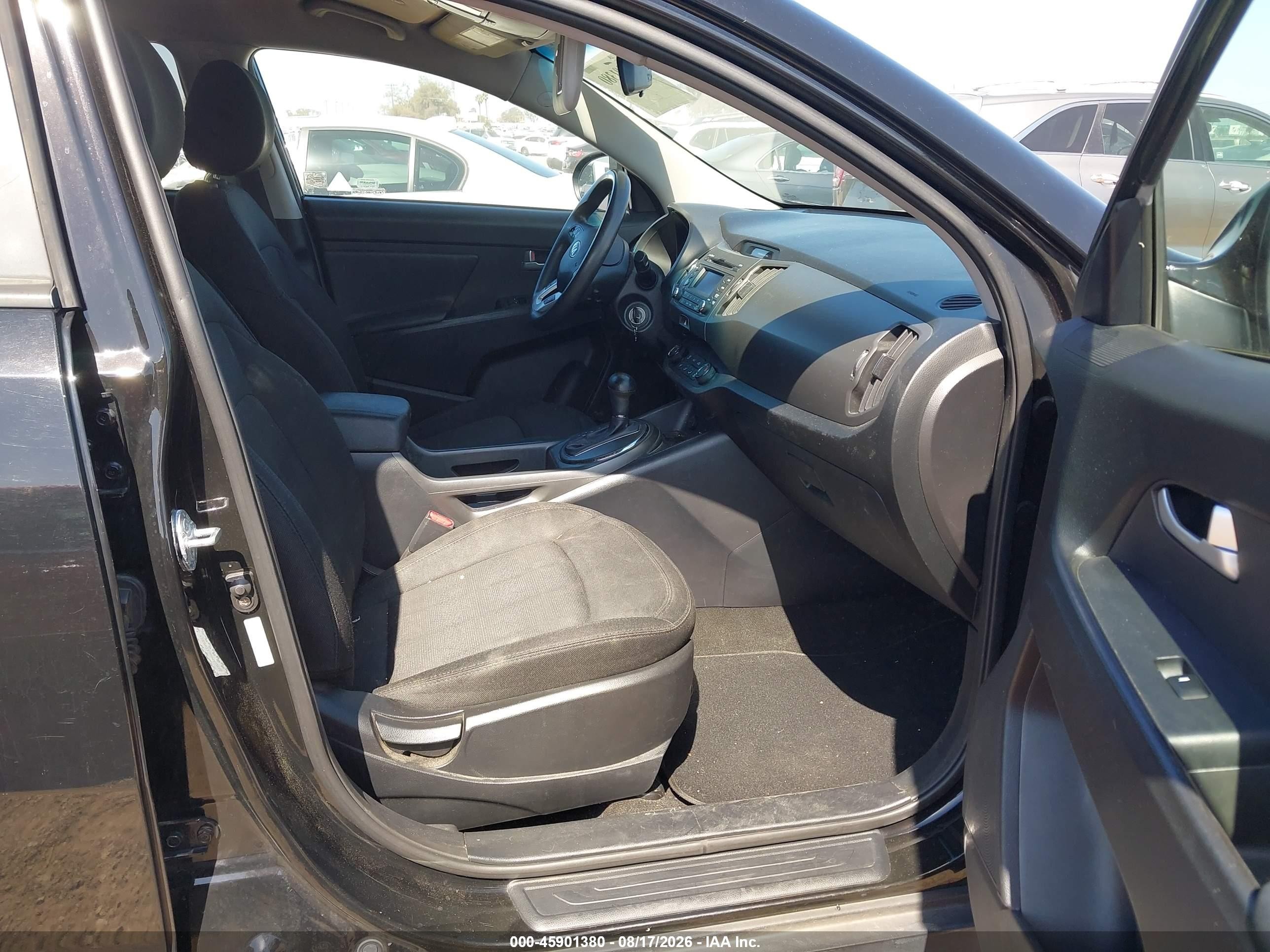 2013 Kia Sportage Lx Черный vin: KNDPB3A25D7452646