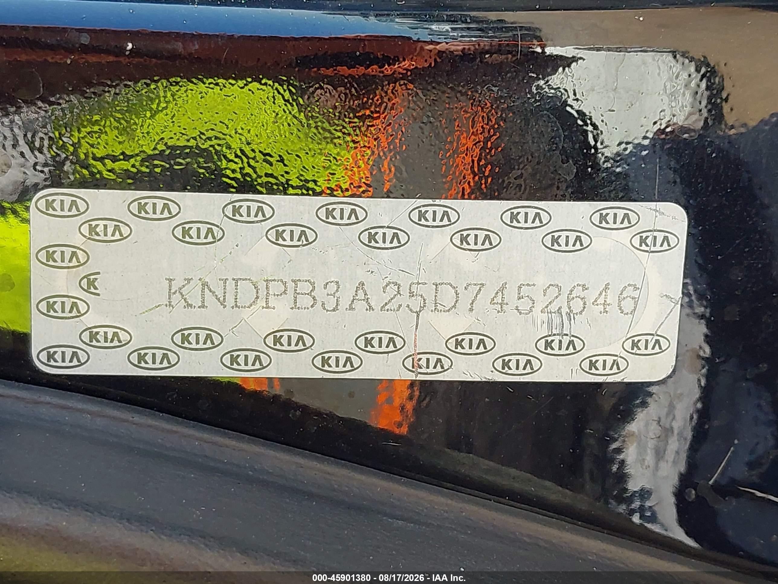 2013 Kia Sportage Lx Черный vin: KNDPB3A25D7452646