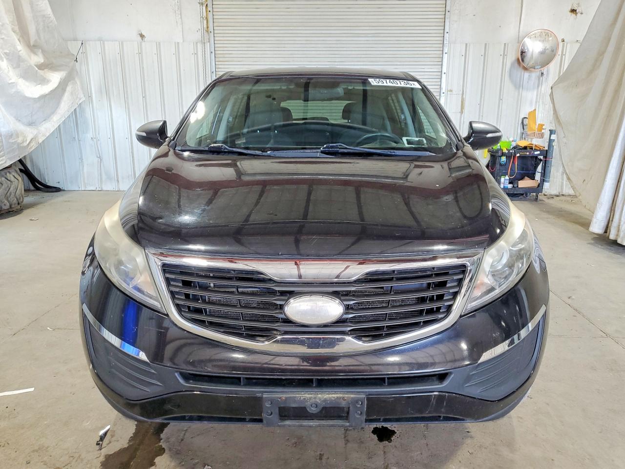 2013 Kia Sportage Lx Black vin: KNDPB3A25D7503126