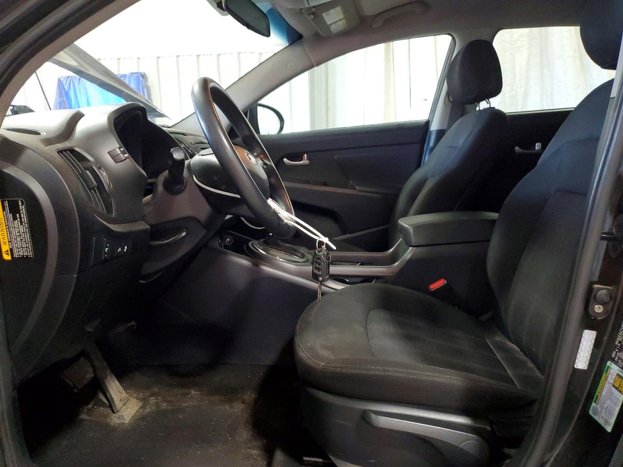 2013 Kia Sportage Lx Black vin: KNDPB3A25D7503126